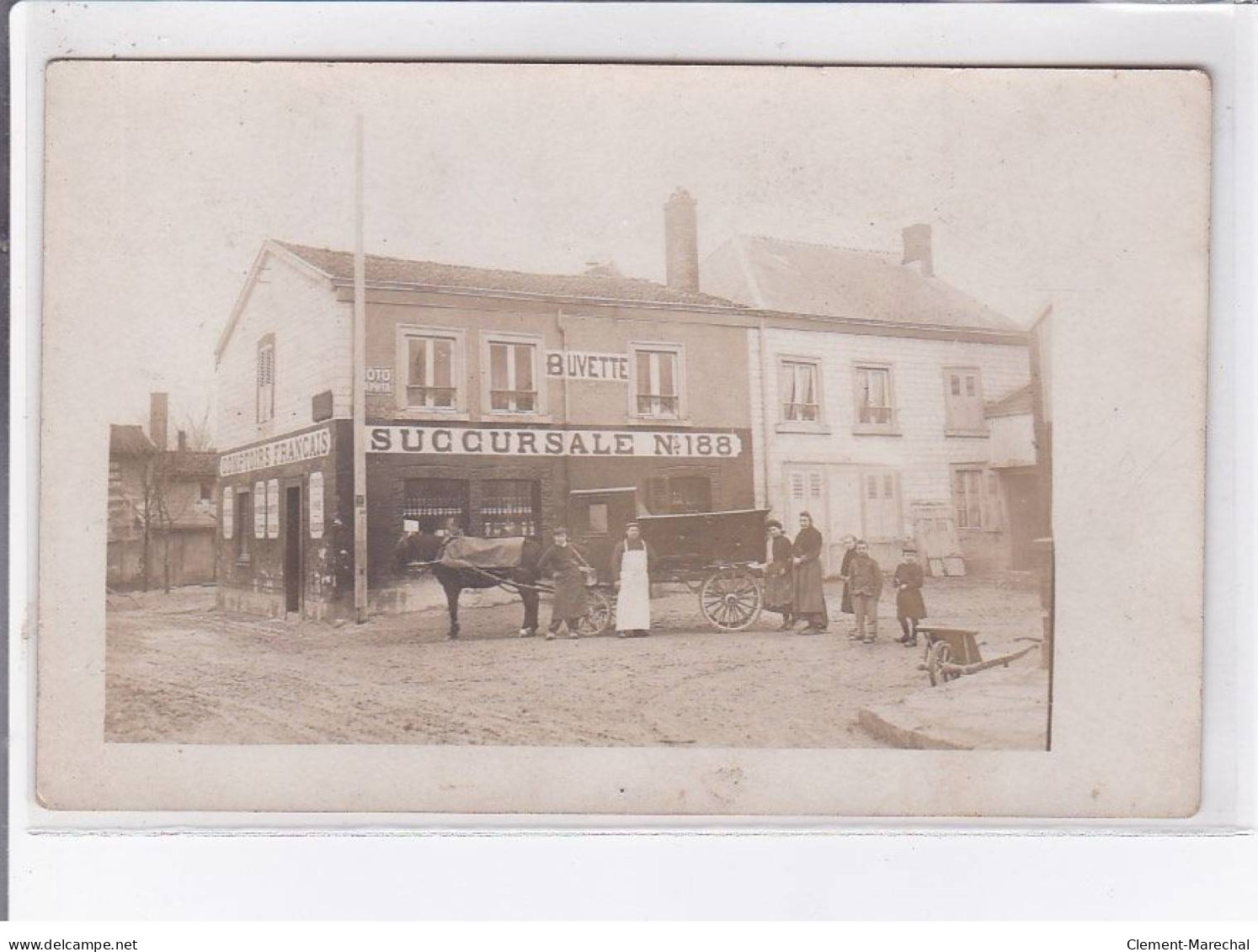 Bétheniville: Carte Photo Du Magasin Des Comptoirs Français - Très Bon état - Bétheniville