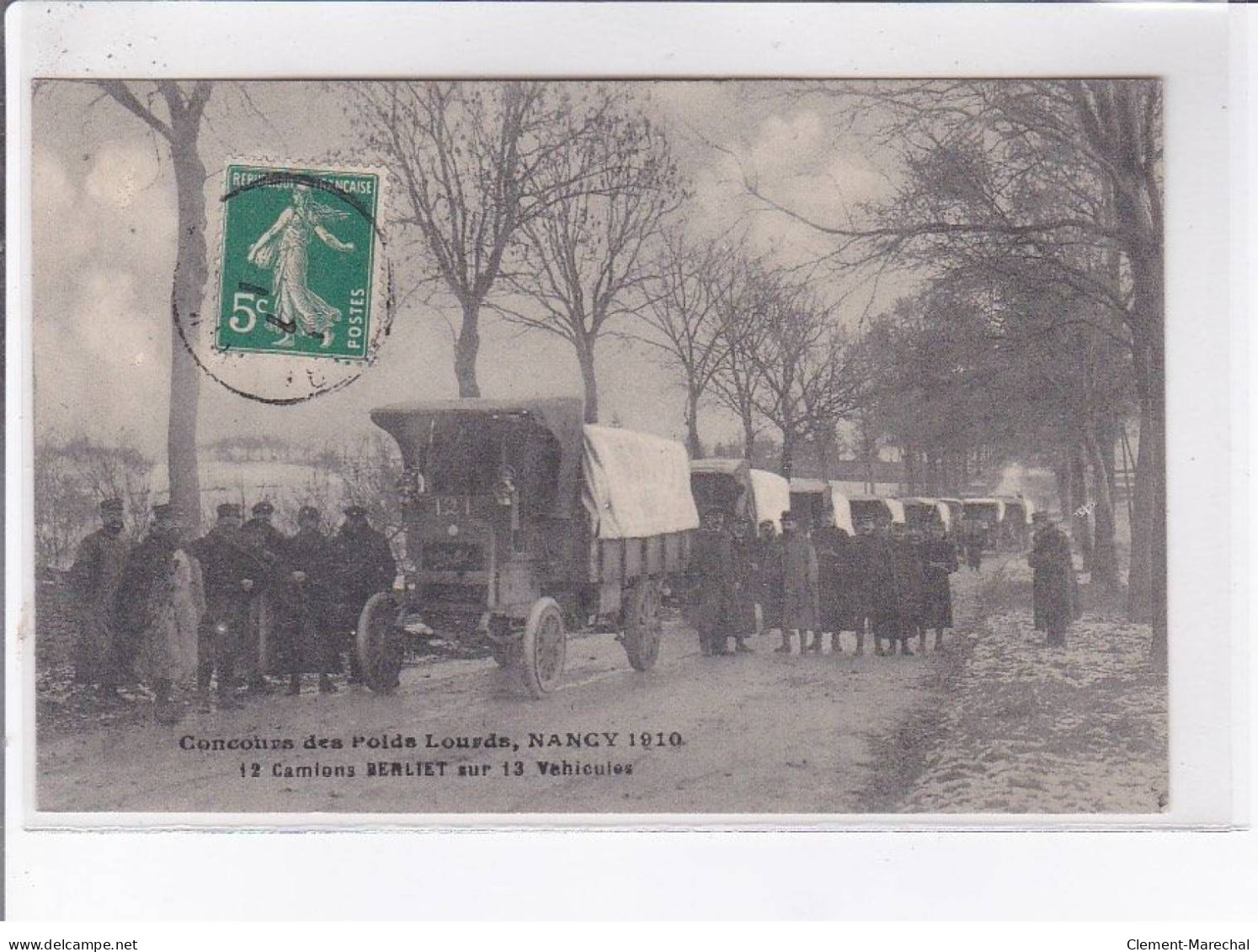 NANCY: Concours Des Poids Lourds 1910 12 Camions Berliet Sur 13 Véhicules - Très Bon état - Sonstige & Ohne Zuordnung