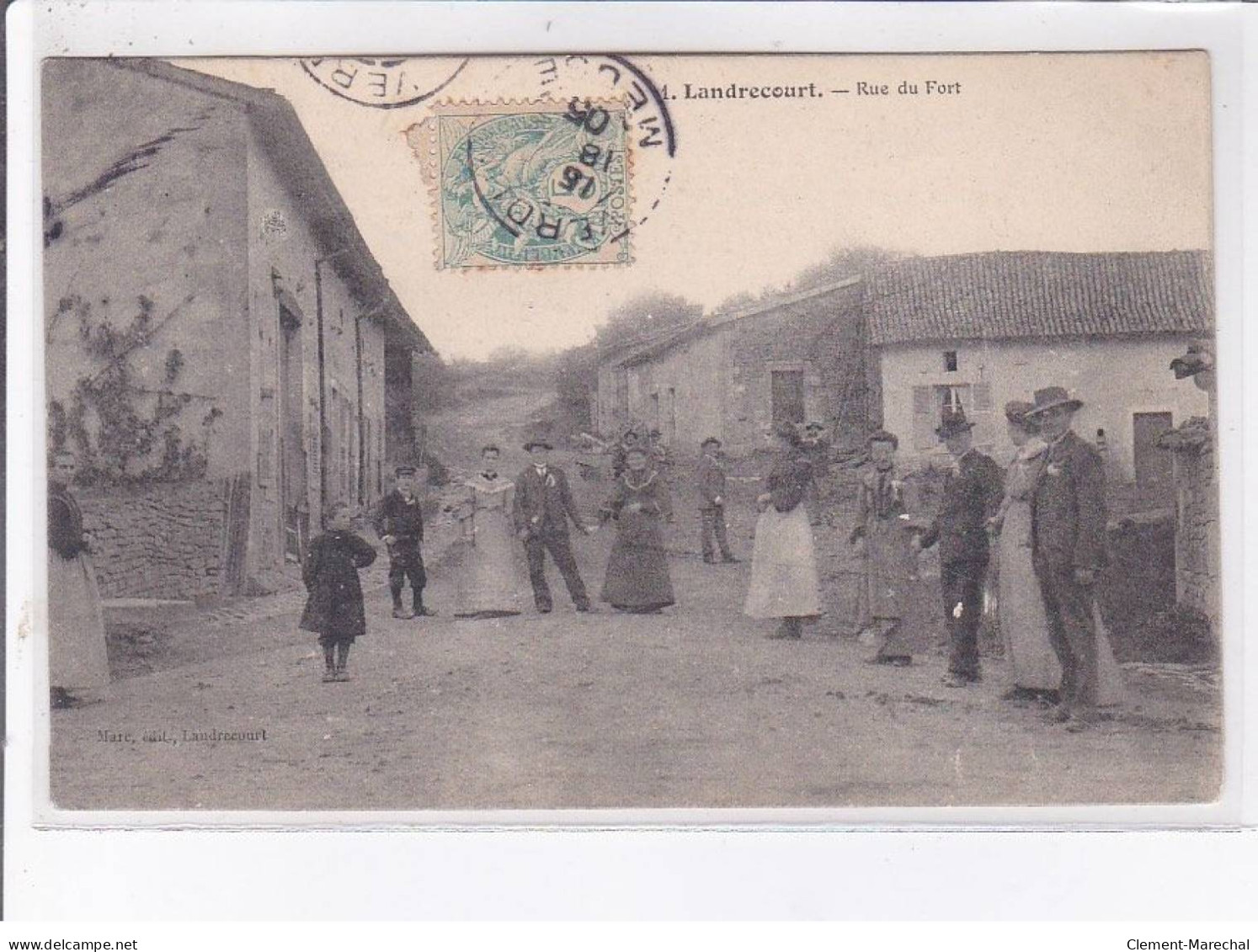 LANDRECOURT: Rue Du Fort - Très Bon état - Andere & Zonder Classificatie