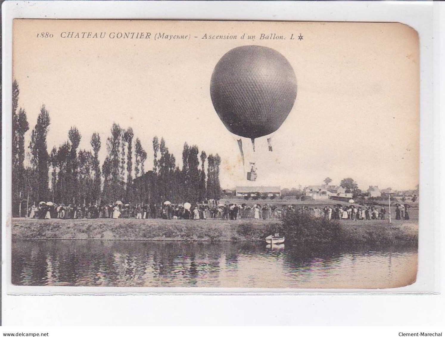 CHATEAU GONTIER: Ascension D'un Ballon - état - Other & Unclassified