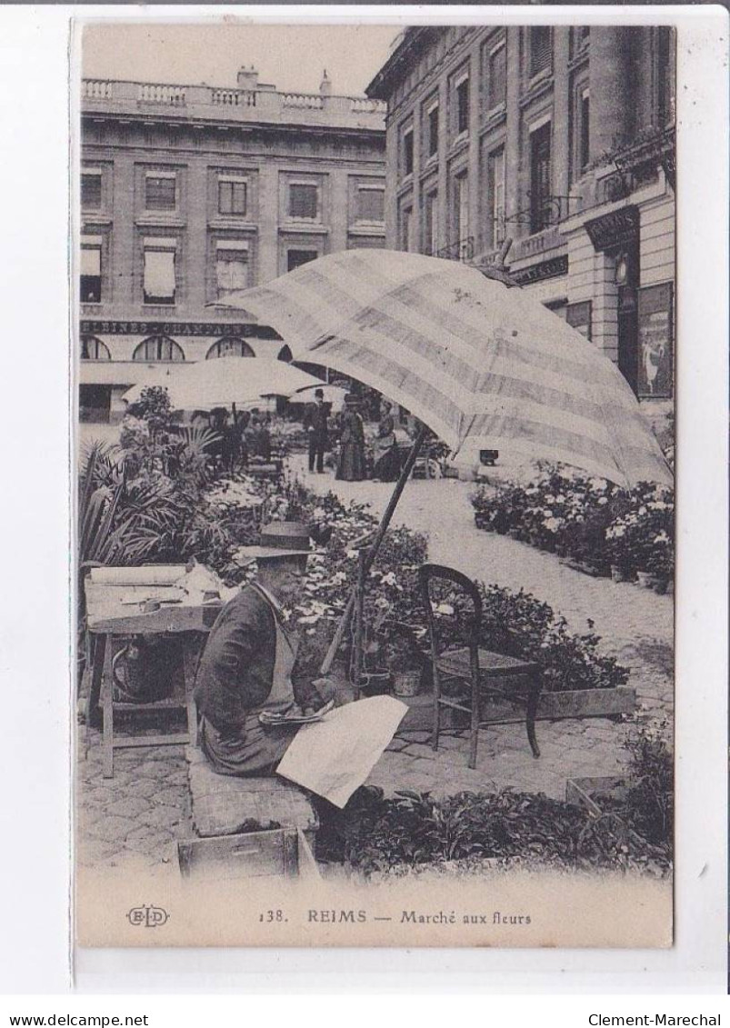 REIMS: Marché Aux Fleurs - Très Bon état - Reims