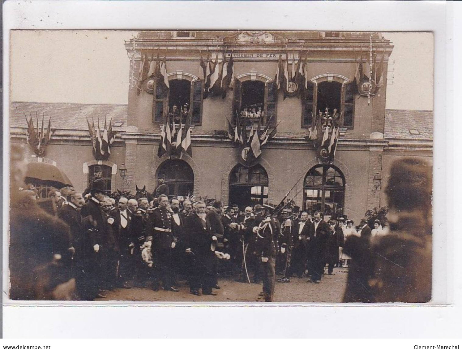 VILLENEUVE-sur-LOT: Président De La République, Gare, Visite D'Armand Fallière - Très Bon état - Villeneuve Sur Lot