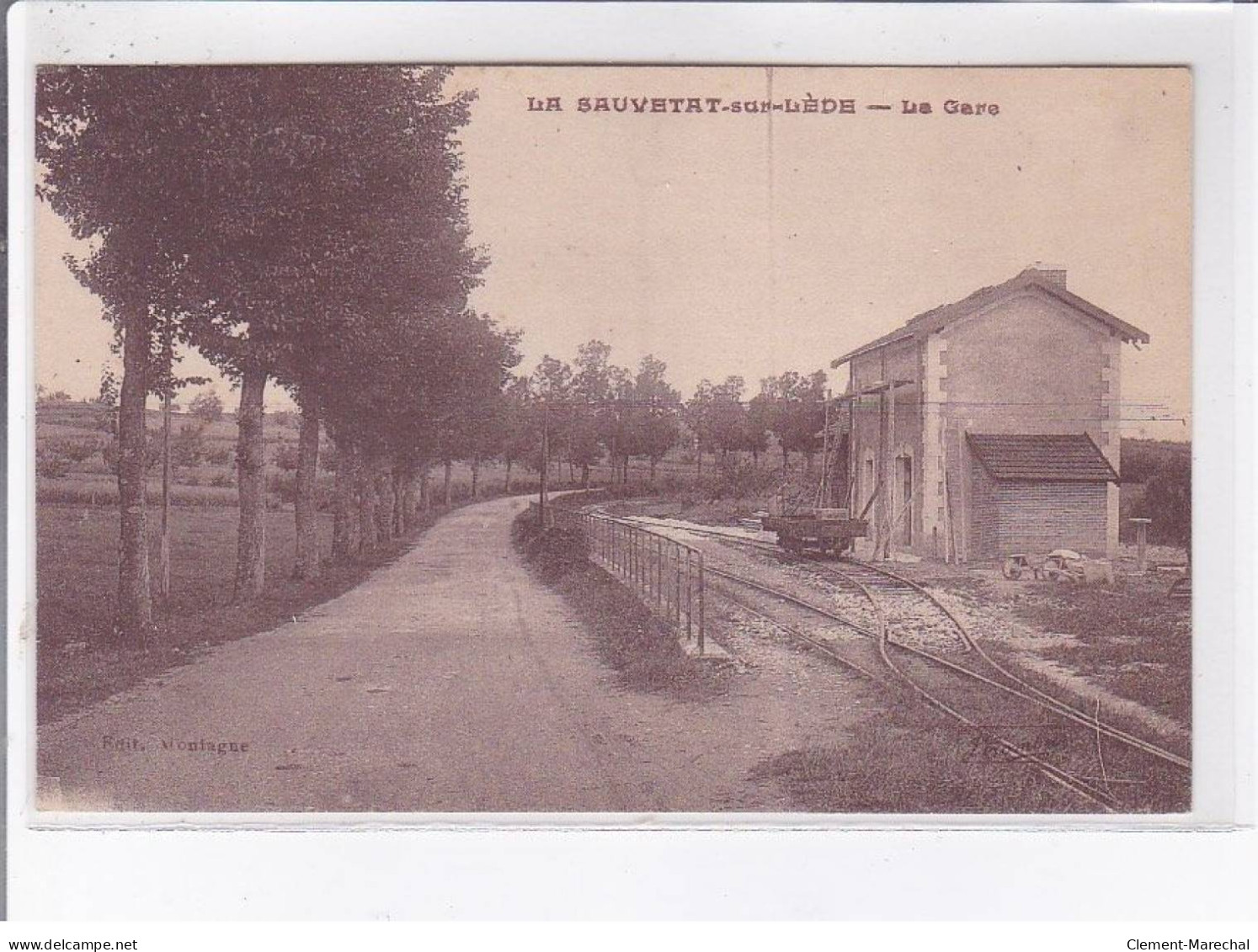 SAUVETAT-sur-LEDE: La Gare - Très Bon état - Other & Unclassified