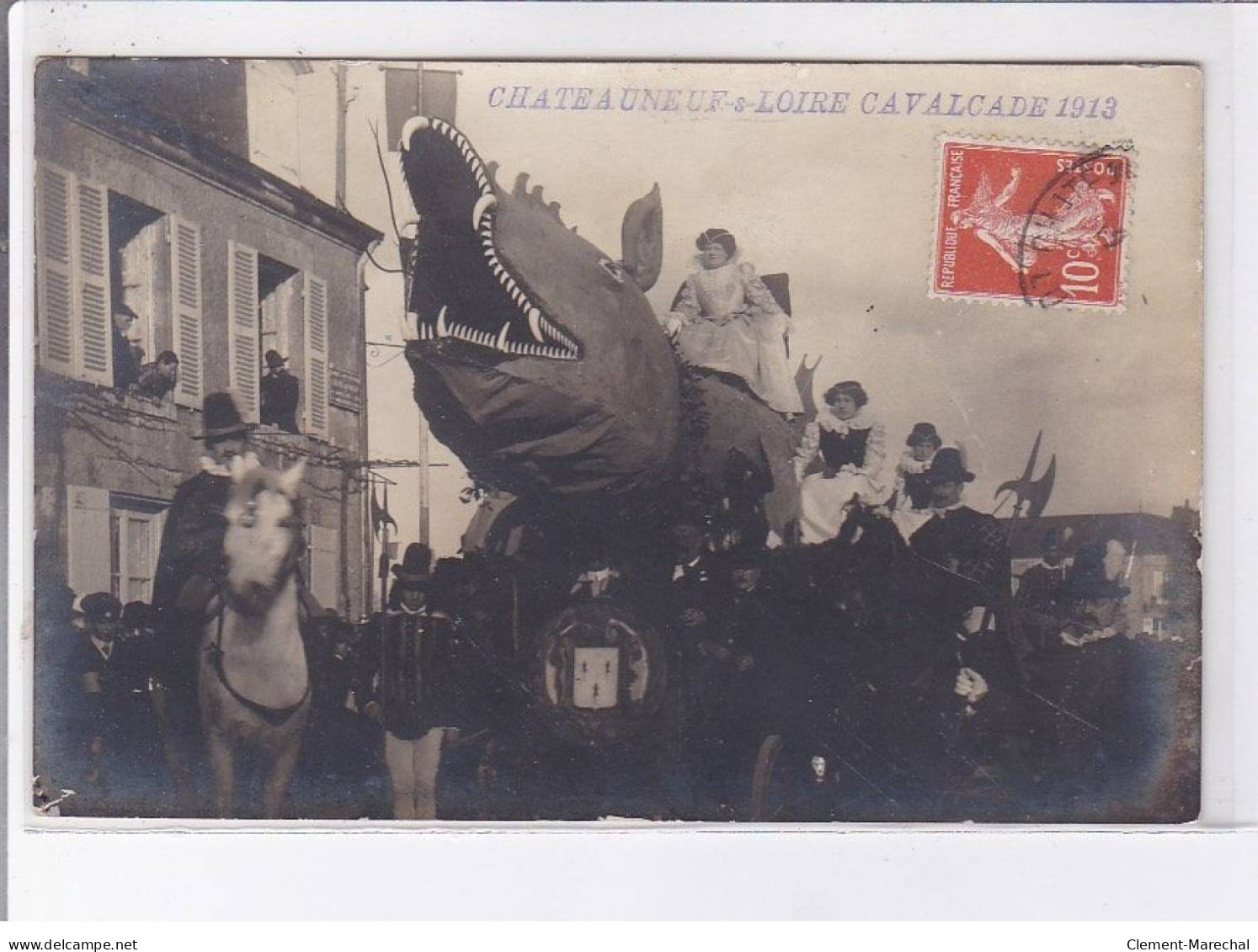 CHATEAUNEUF-sur-LOIRE: Cavalcade 1913 - Très Bon état - Autres & Non Classés