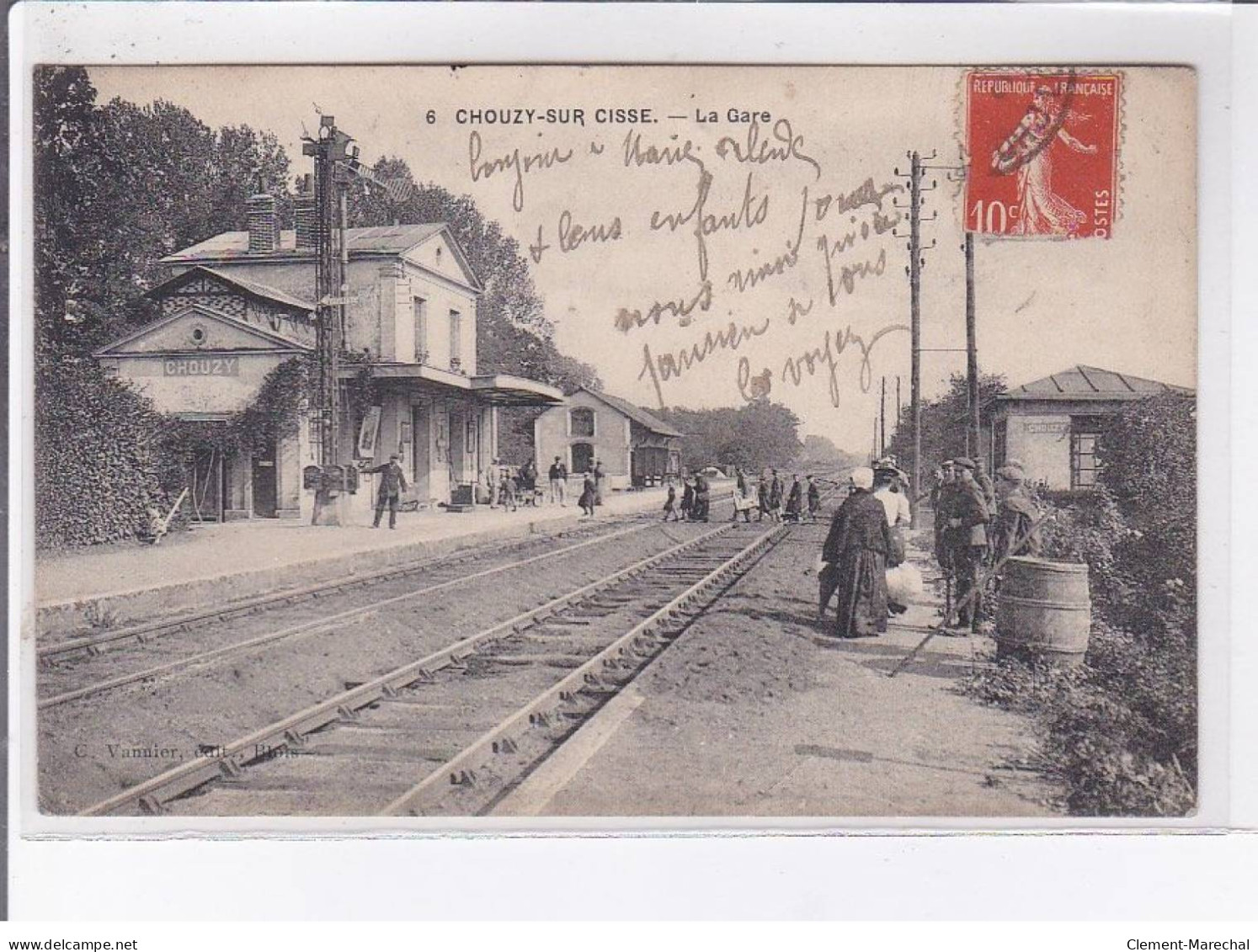 CHOUZY-sur-CISSE: La Gare - Très Bon état - Otros & Sin Clasificación