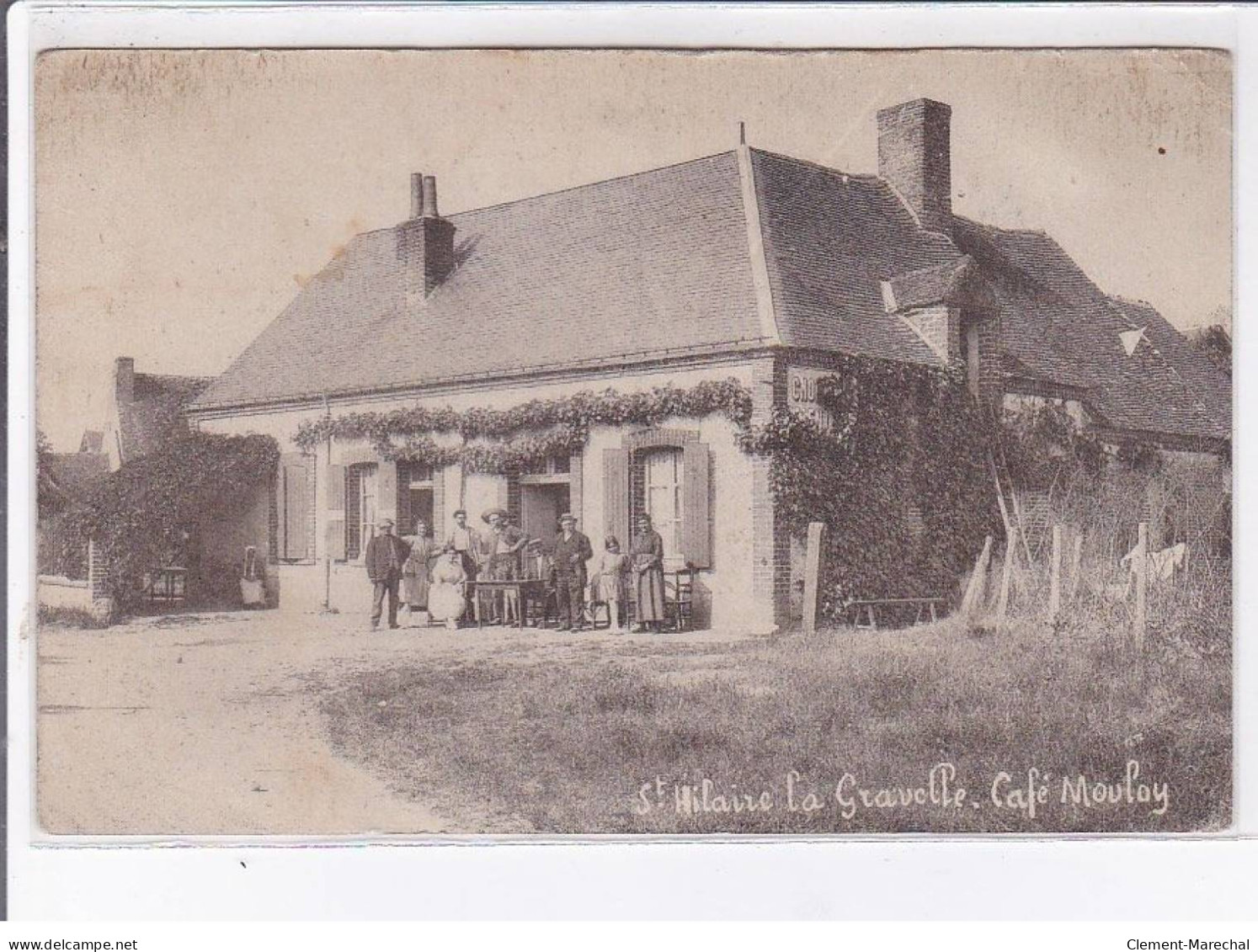 SAINT-HILAIRE-la-GRAVELLE: Café Moulay - état - Autres & Non Classés