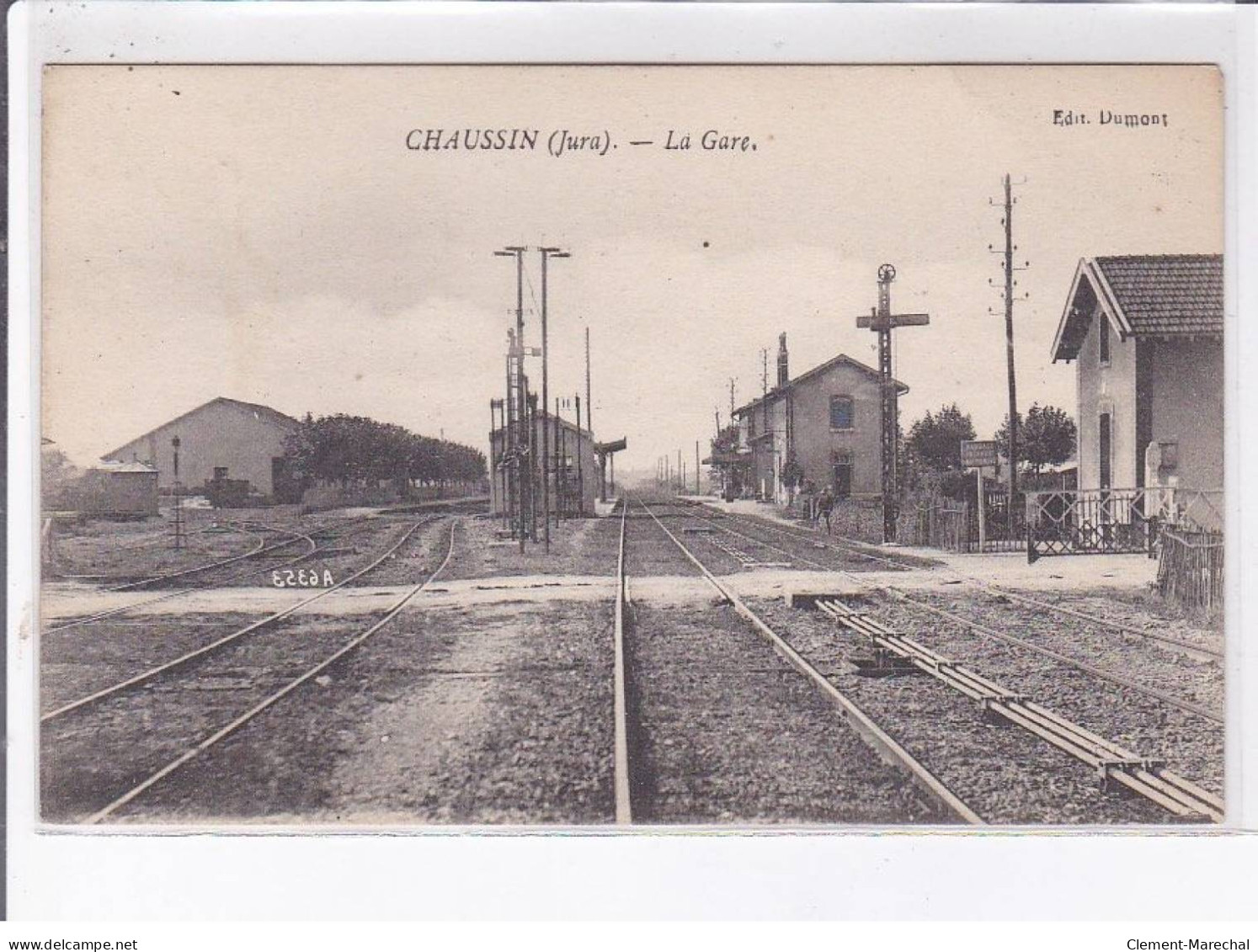 CHAUSSIN: La Gare - Très Bon état - Autres & Non Classés