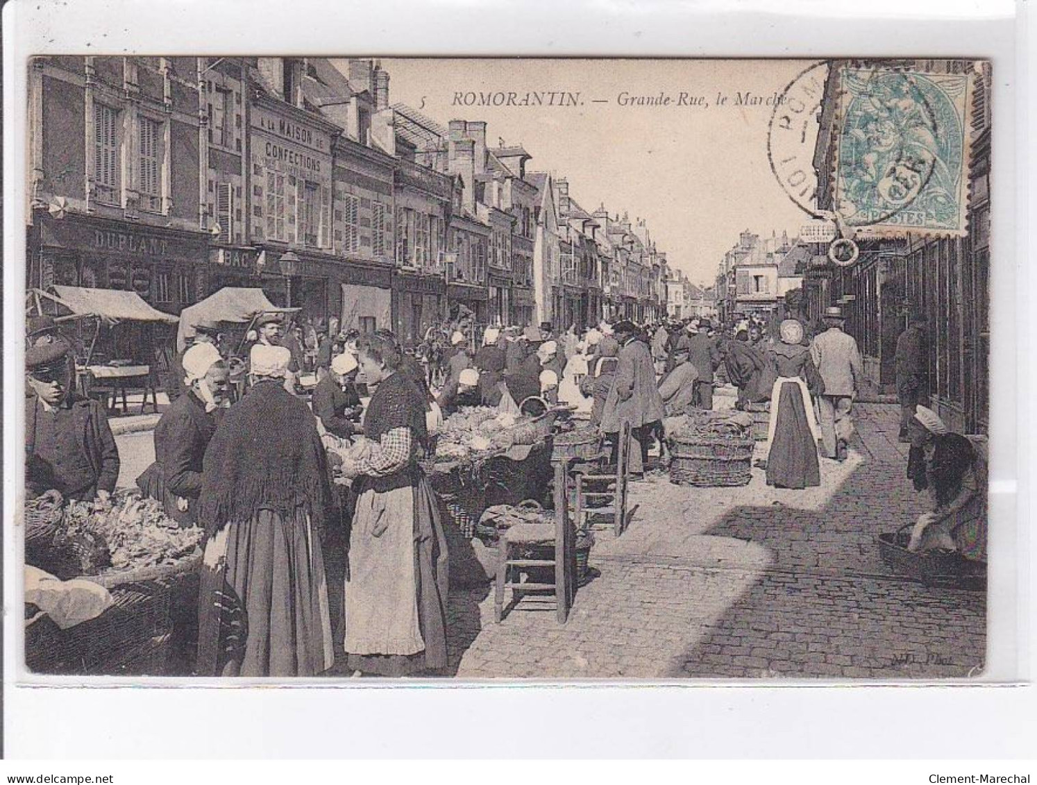 ROMORANTIN: Grande Rue Le Marché - Très Bon état - Romorantin