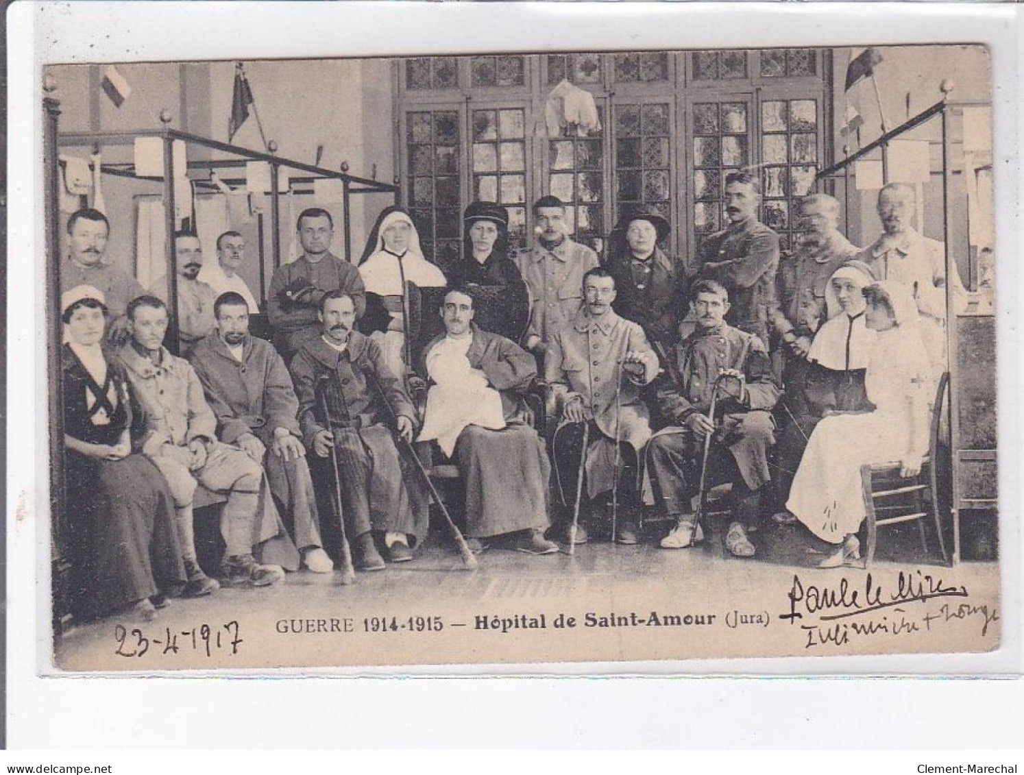 SAINT-AMOUR: Hôpital, Guerre 1914-1915 - Très Bon état - Sonstige & Ohne Zuordnung