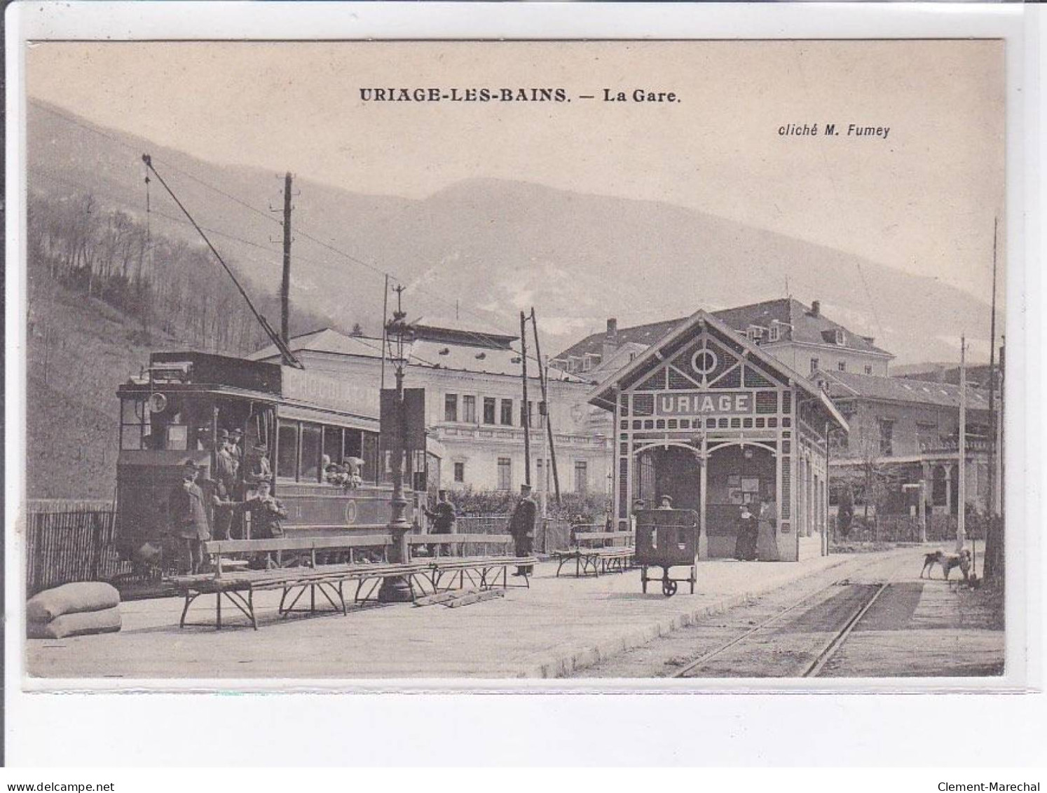 URIAGE-les-BAINS: La Gare - Très Bon état - Andere & Zonder Classificatie