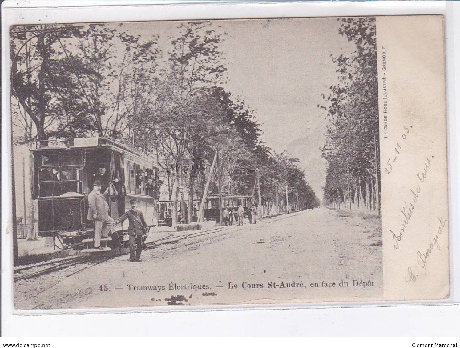 LE COURS SAINT-ANDRE: Tramways électrique En Face Du Dépôt - Très Bon état - Otros & Sin Clasificación