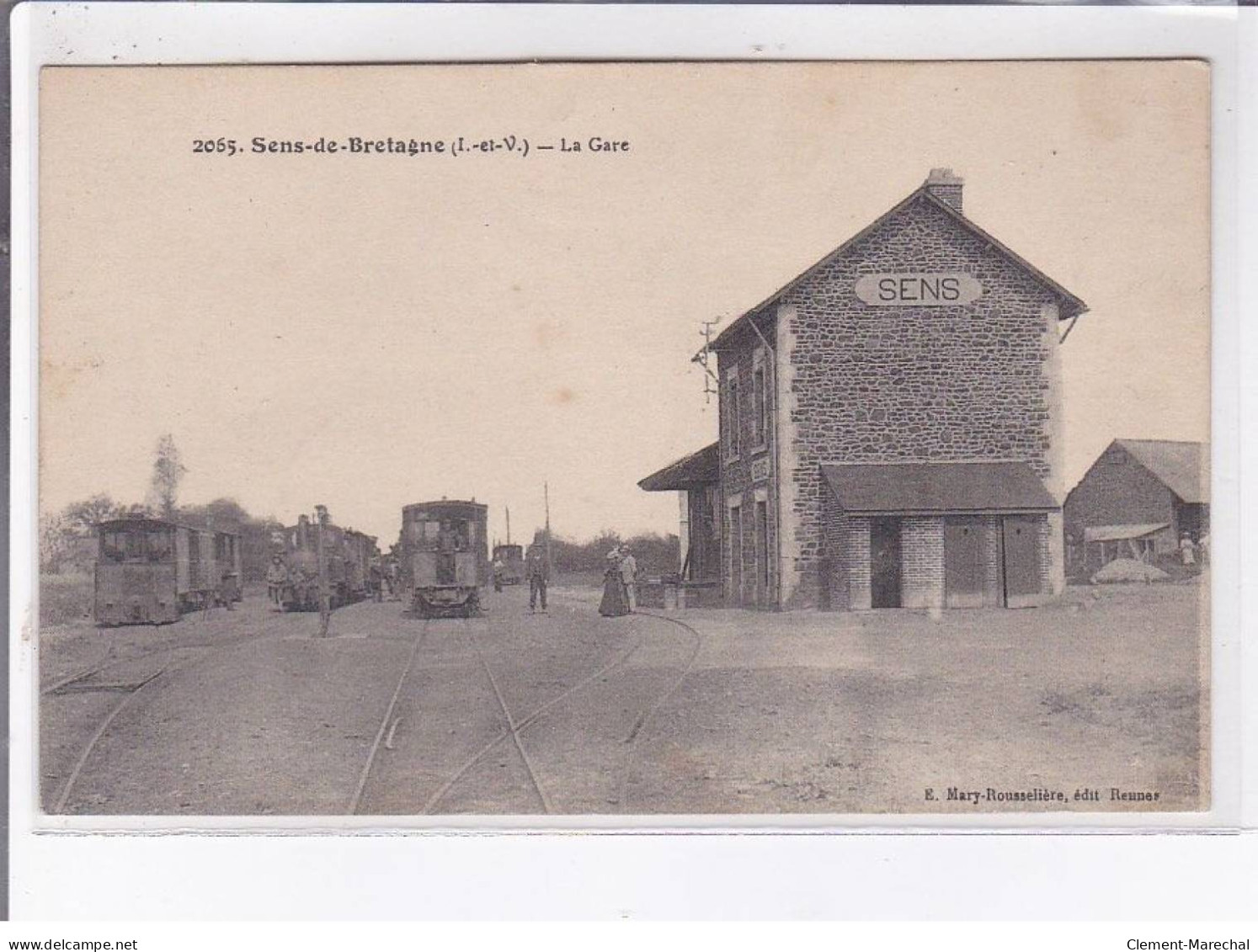 SENS-de-BRETAGNE: La Gare - Très Bon état - Other & Unclassified