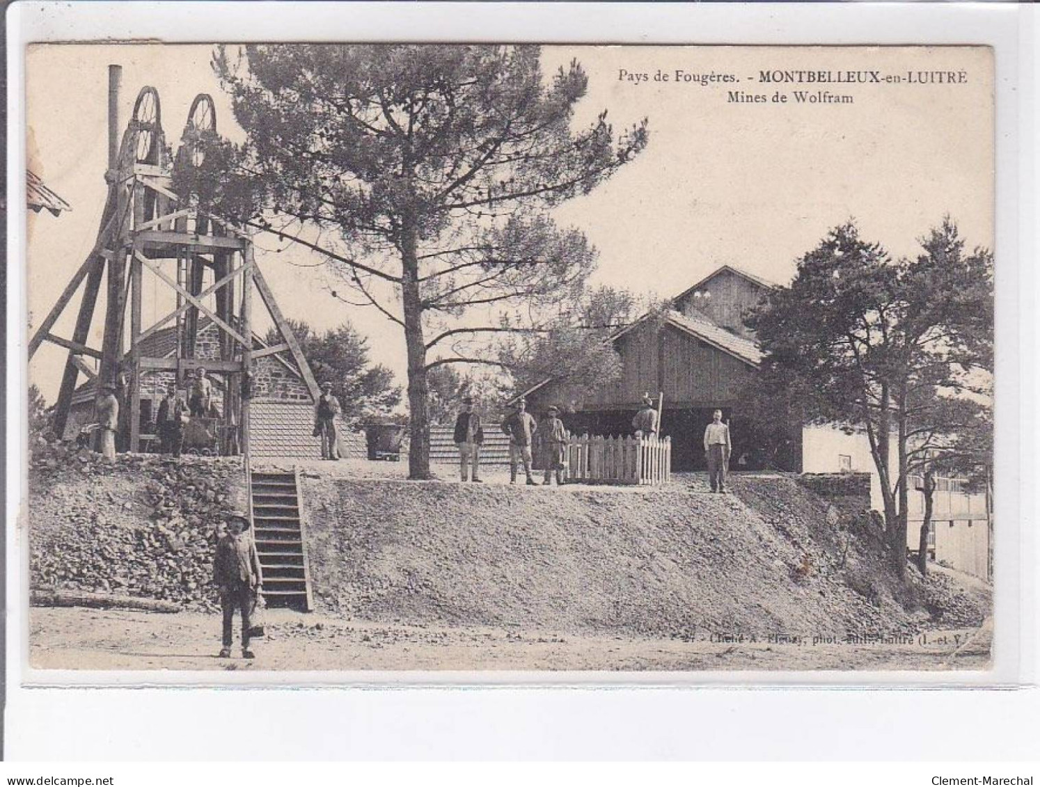 MONTBELLEUX-en-LUITRE: Pays De Fougères Mines De Wolfram - état - Autres & Non Classés