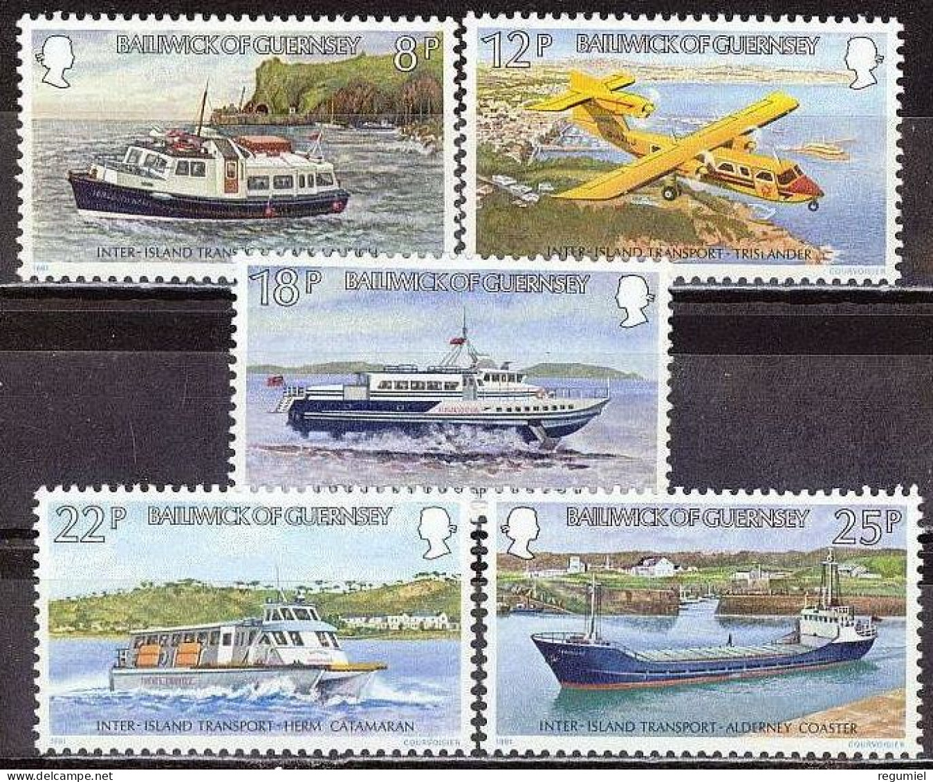 Guernsey 234/238 ** MNH. 1981 - Guernsey