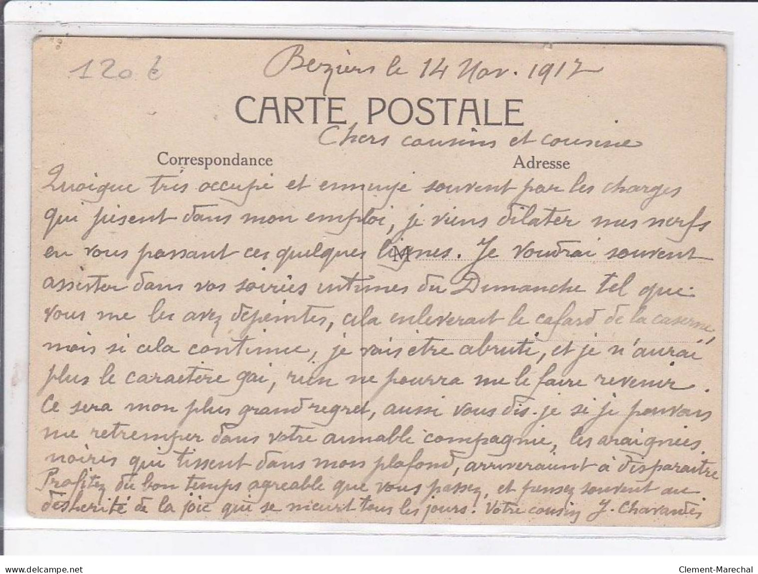 BEZIERS: Comité Des Réfugiés Fondé Le 20 Août 1914 - Très Bon état - Beziers