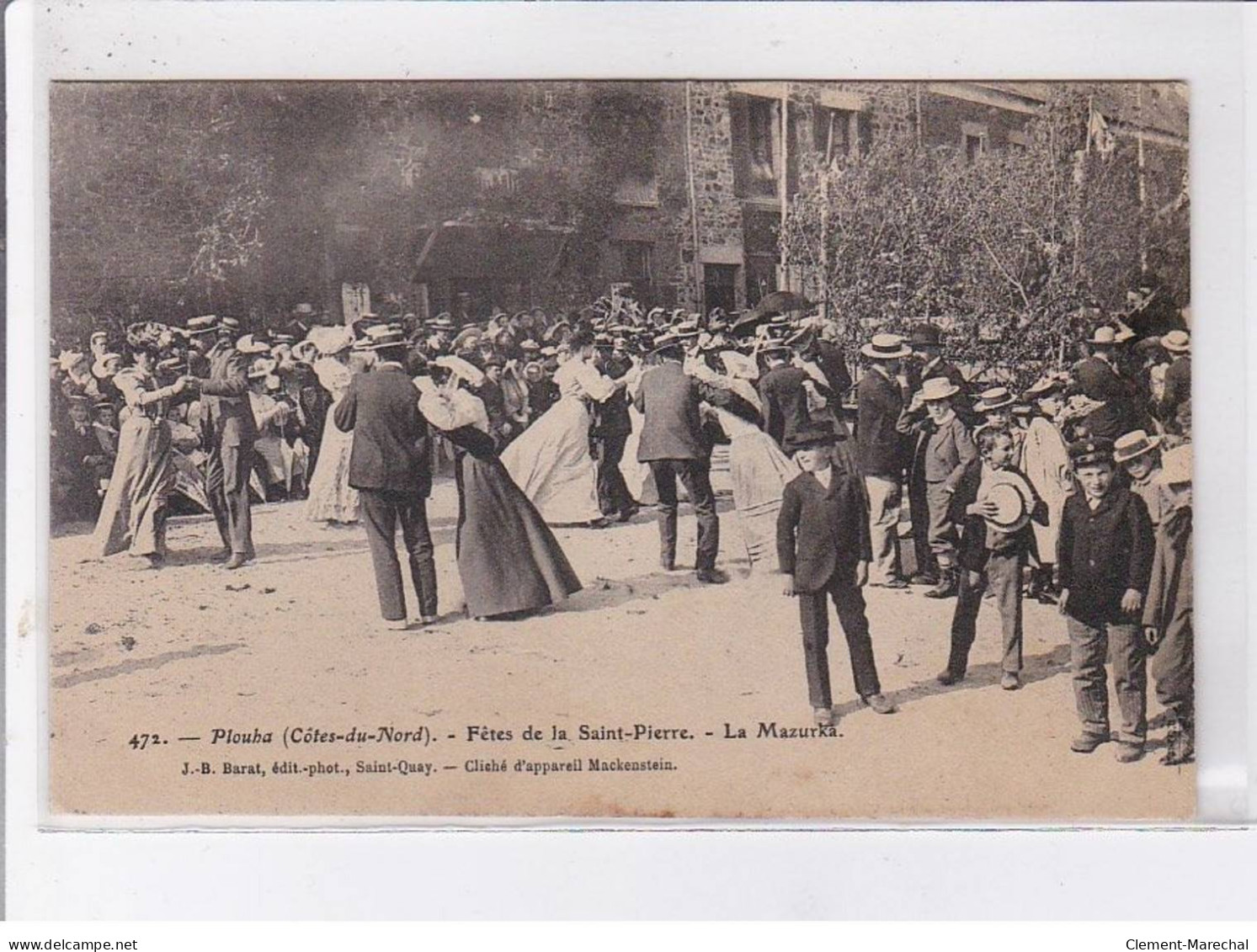 PLOUHA: Fêtes De La Saint-pierre, La Mazurka - état - Plouha