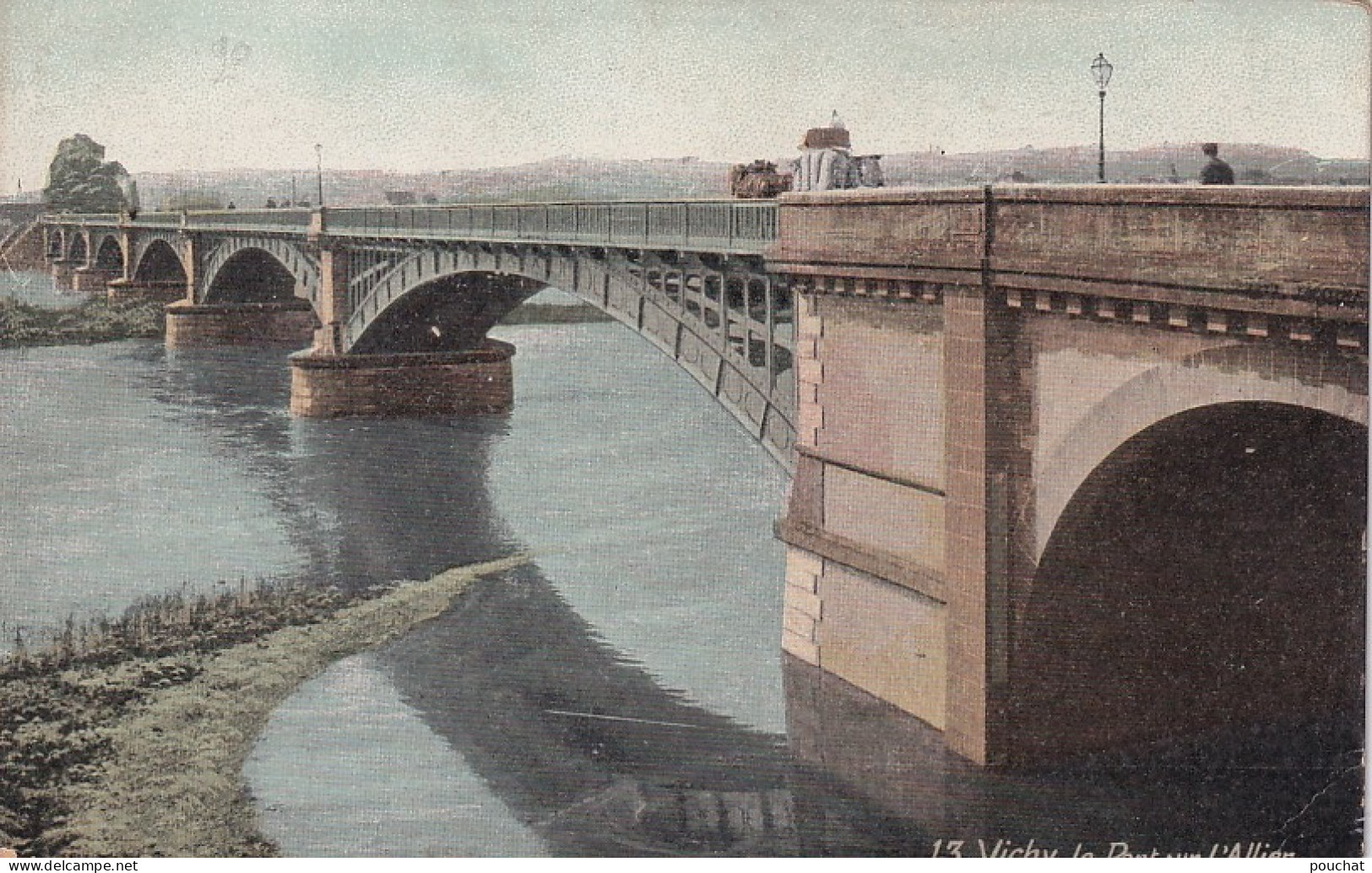 JA 31-(03) VICHY - LE PONT SUR L'ALLIER - CARTE COLORISEE - Vichy