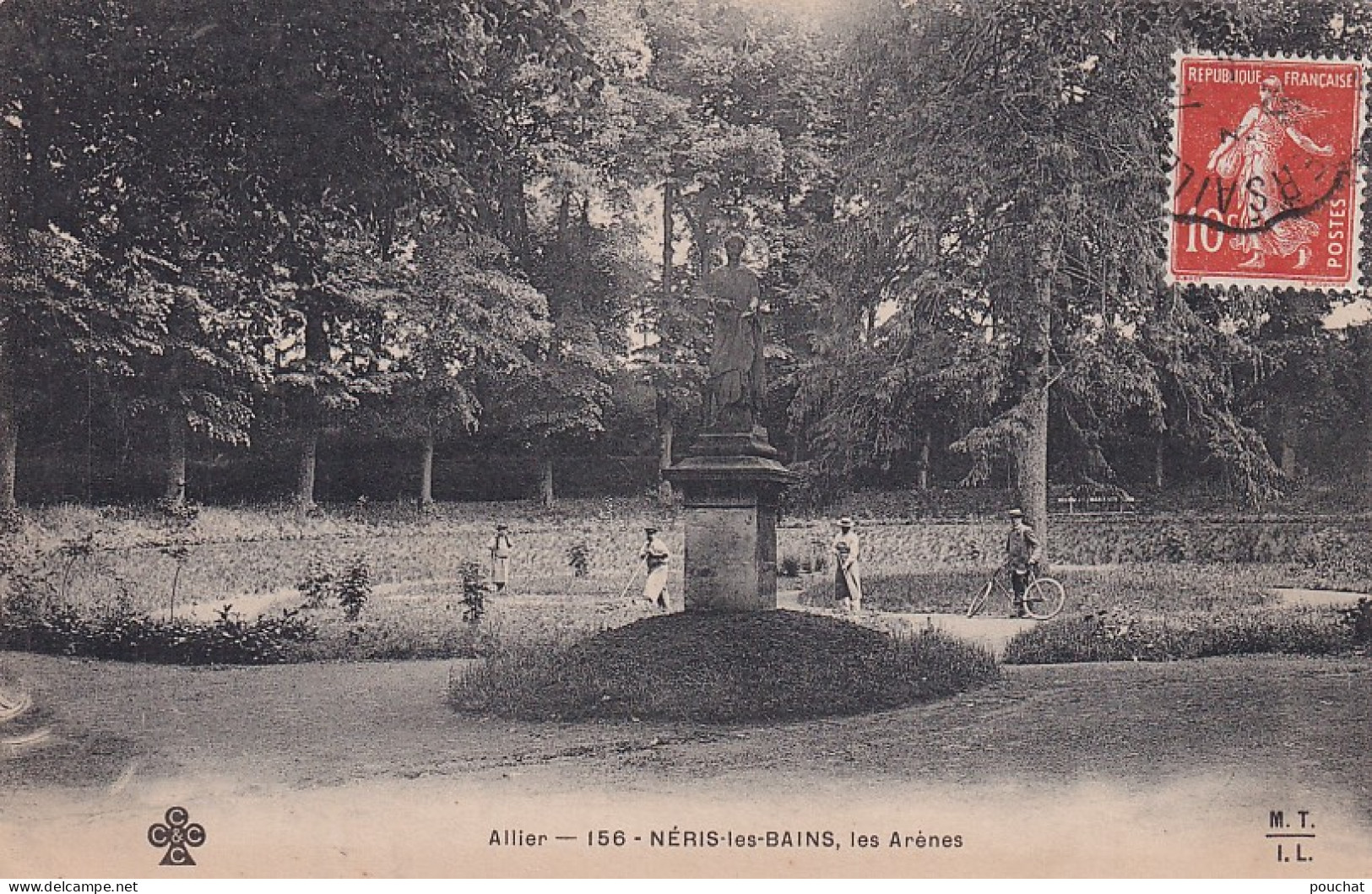 JA 31-(03) NERIS LES BAINS , LES ARENES - ANIMATION - JARDINIERS - Neris Les Bains