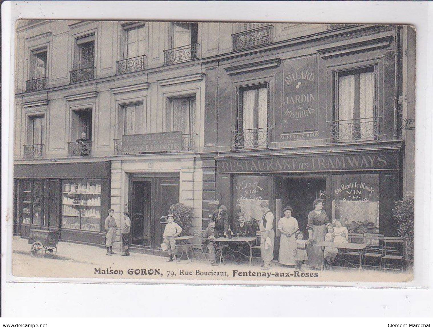 FONTENAY-aux-ROSES: Maison Goron 79 Rue Bouciaut Restaurant Des Tramways - Très Bon état - Fontenay Aux Roses