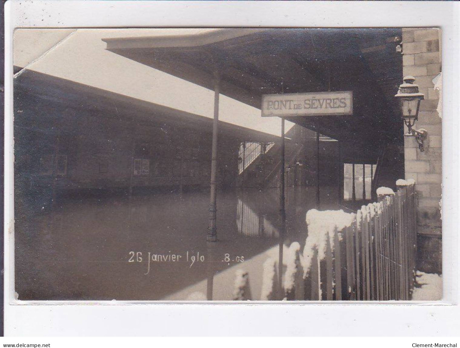 BOULOGNE-BILLANCOURT: Station Pont De Sevres, Metro, Inondation - état - Boulogne Billancourt