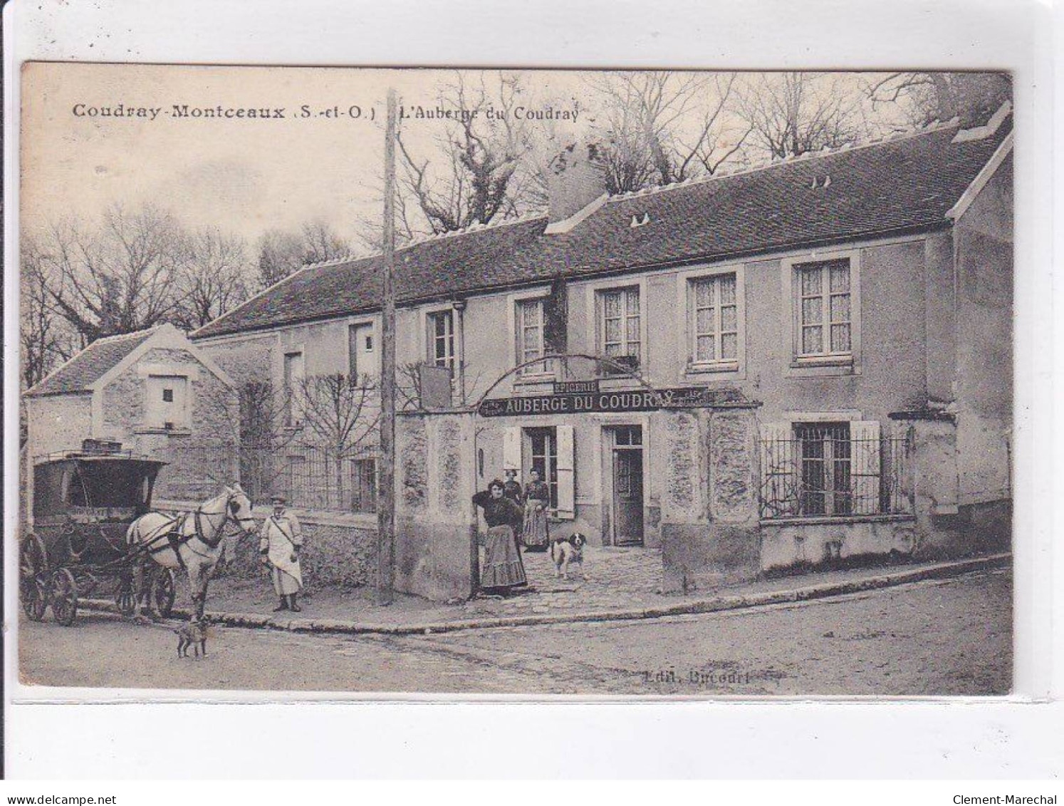 COUDRAY-MONTCEAUX: L'auberge Du Coudray - Très Bon état - Autres & Non Classés