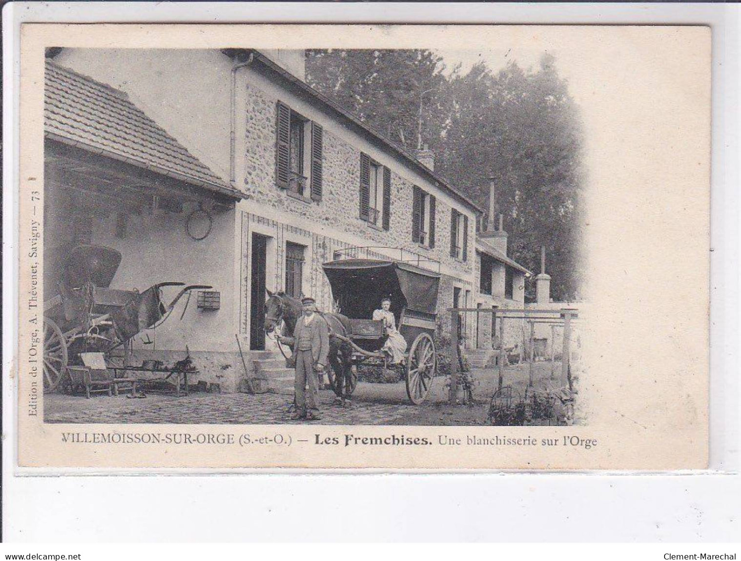 VILLEMOISSON-sur-ORGE: Les Fremchises, Une Blanchisserie Sur L'orge - Très Bon état - Andere & Zonder Classificatie