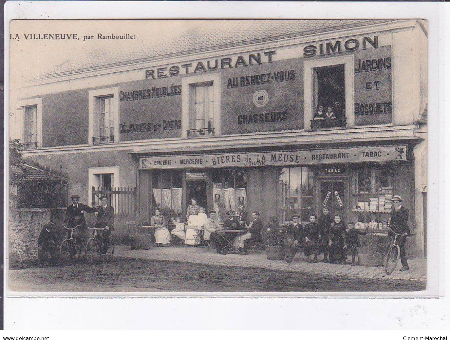 RAMBOUILLET: La Villeneuve Restaurant Simon - Très Bon état - Rambouillet