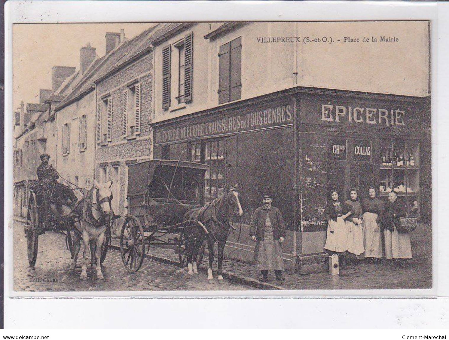 VILLEPREUX: Place De La Mairie, épicerie Collas - Très Bon état - Villepreux