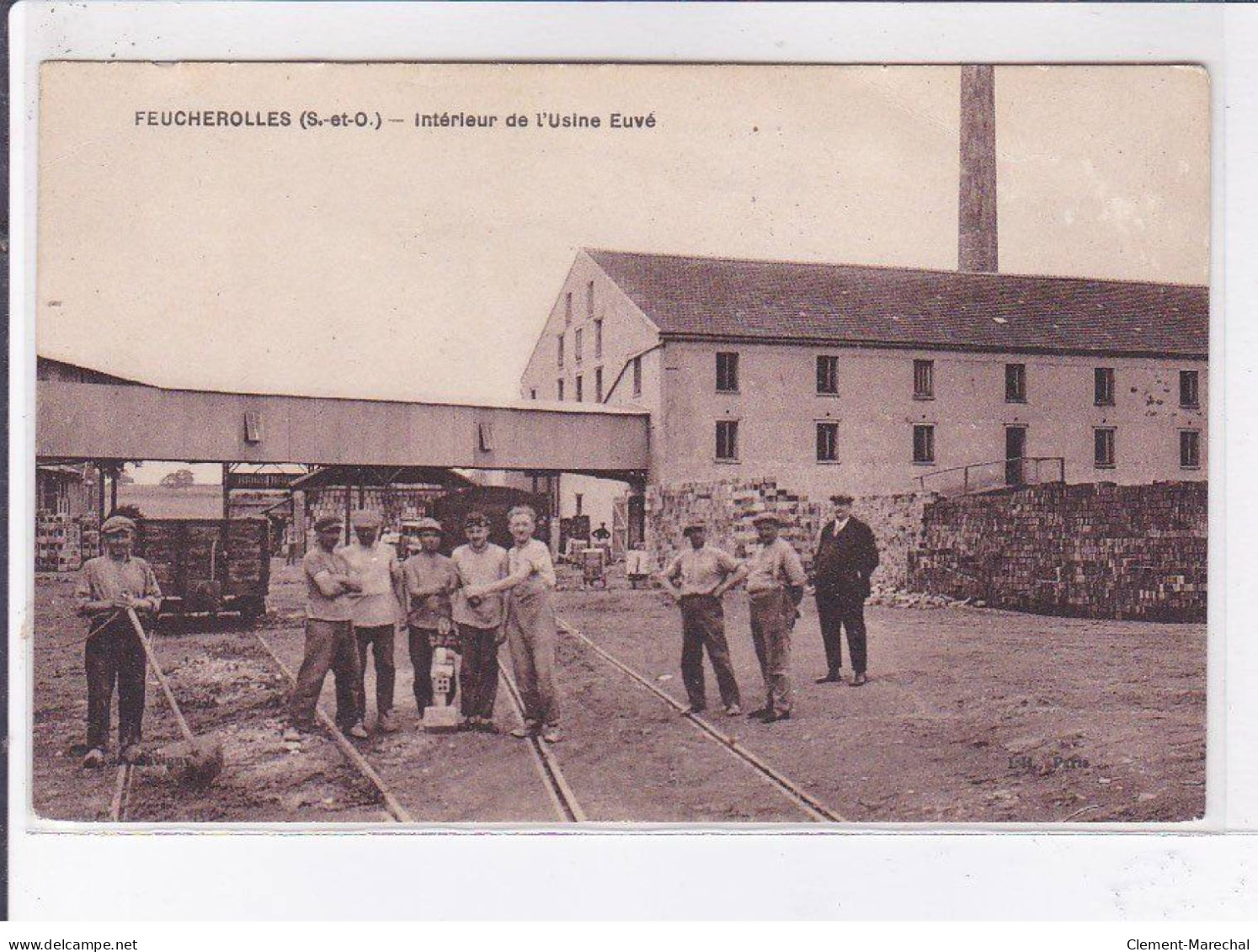 FEUCHEROLLES: Intérieur De L'usine Euvé - Très Bon état - Sonstige & Ohne Zuordnung