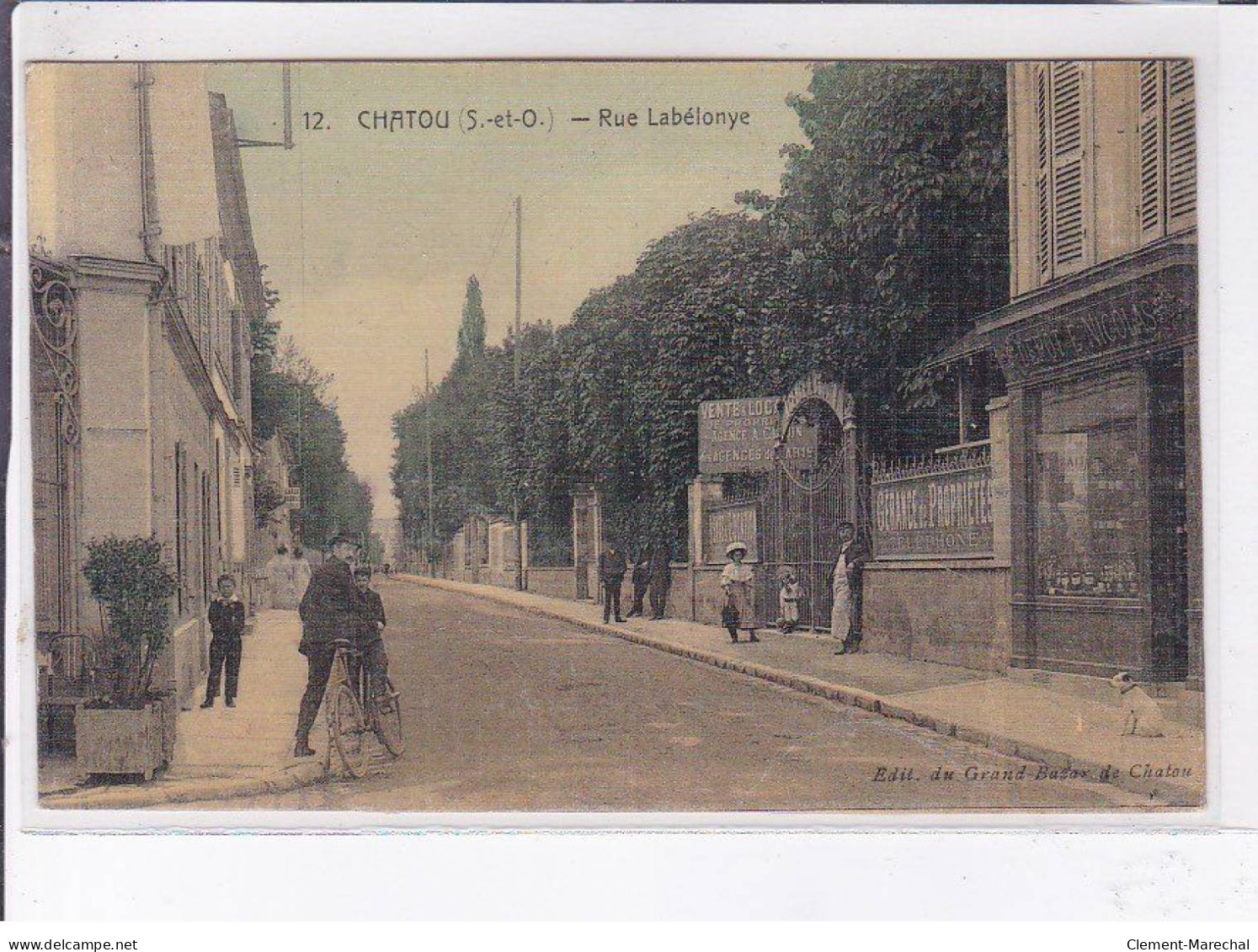 CHATOU: Rue Labélonye (dépot De Vins NICOLAS)- Très Bon état - Chatou