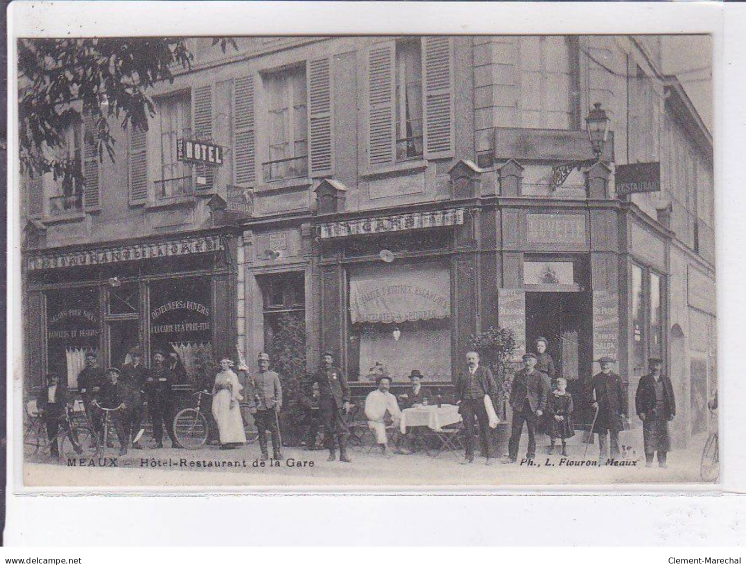 MEAUX: Hôtel-restaurant De La Gare - Très Bon état - Meaux