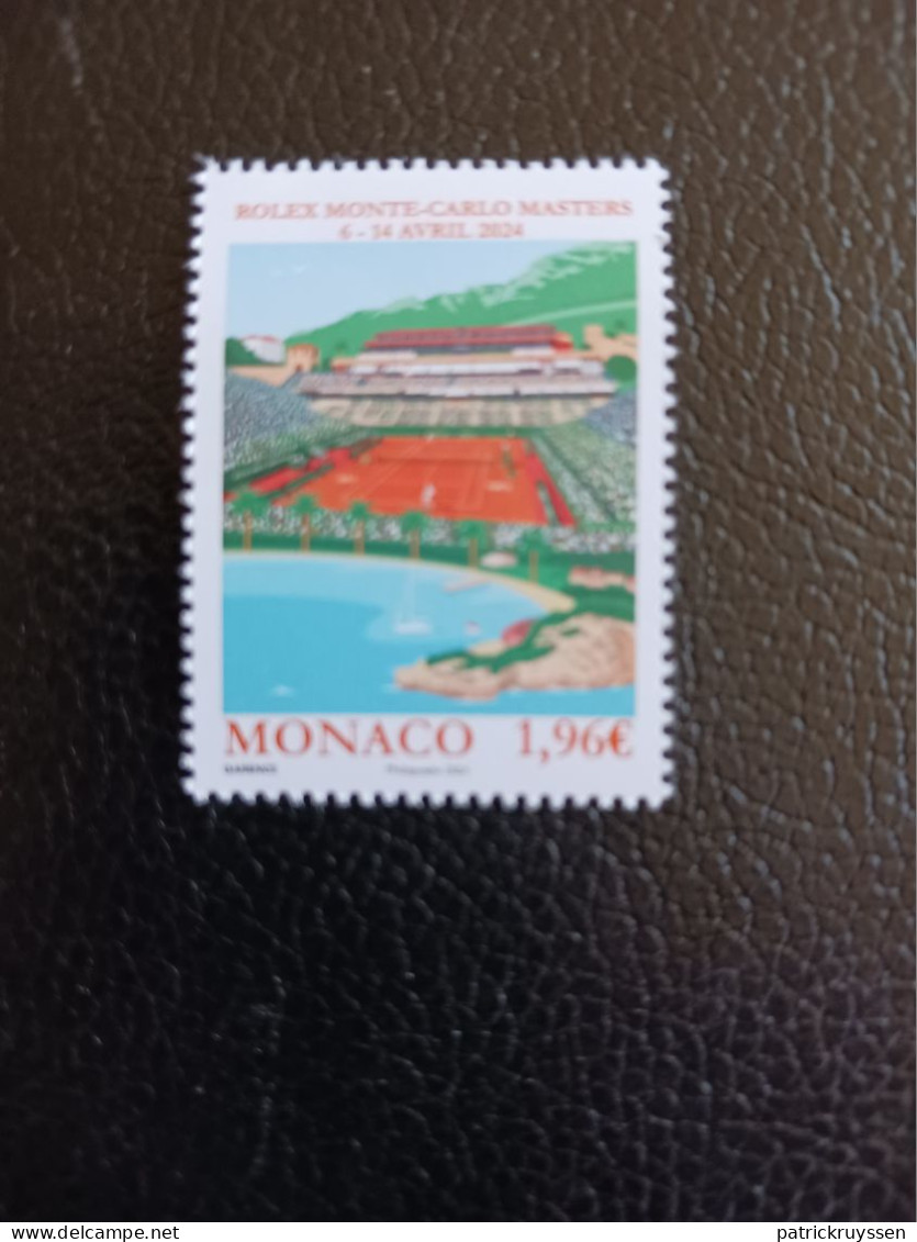 Monaco 2024 117 Edition Monte Carlo ROLEX Masters Sport Tennis Court 1v Mnh - Neufs