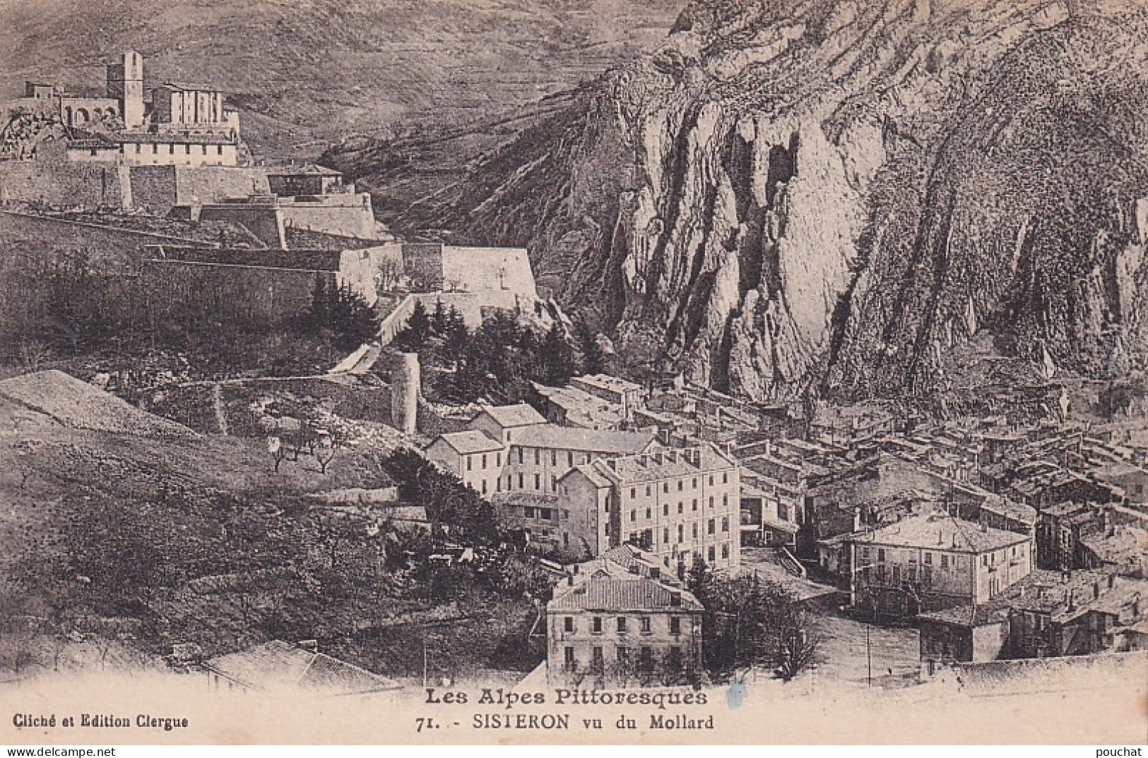 JA 32-(04) SISTERON VU DU MOLLARD - VUE GENERALE - Sisteron