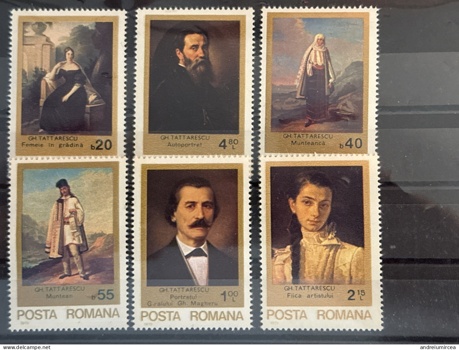 1979 Gh. Tatarescu  Pictura  MNH - Unused Stamps