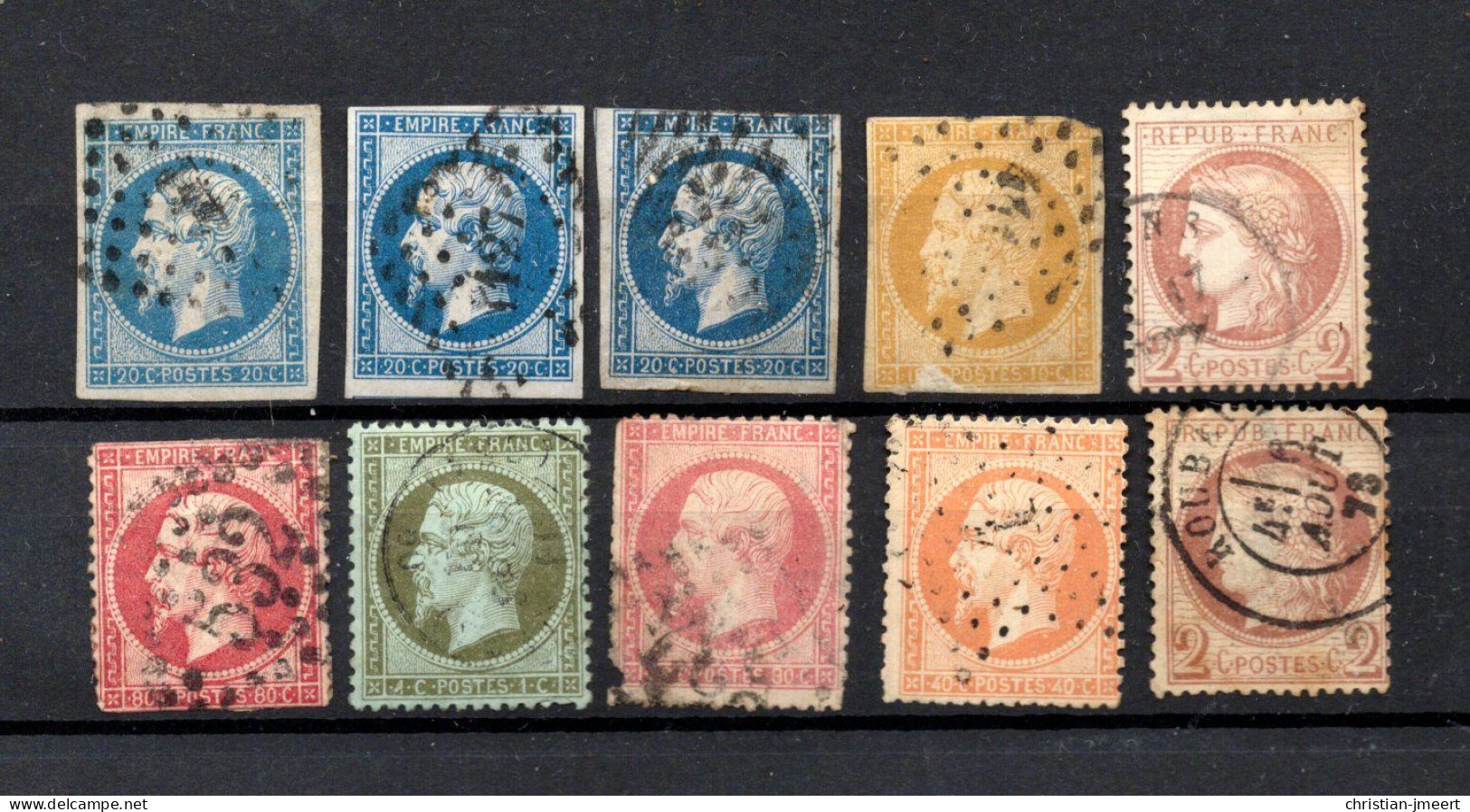 France Lot Pour Recherches  10 Timbres - Sammlungen