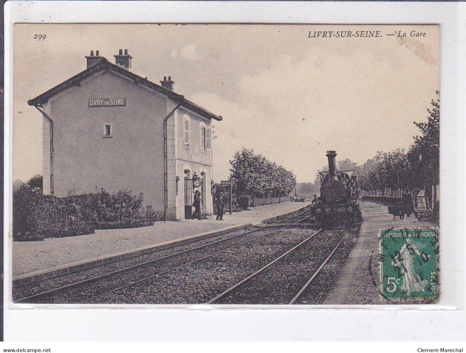 LIVRY-sur-SEINE: La Gare - état - Autres & Non Classés