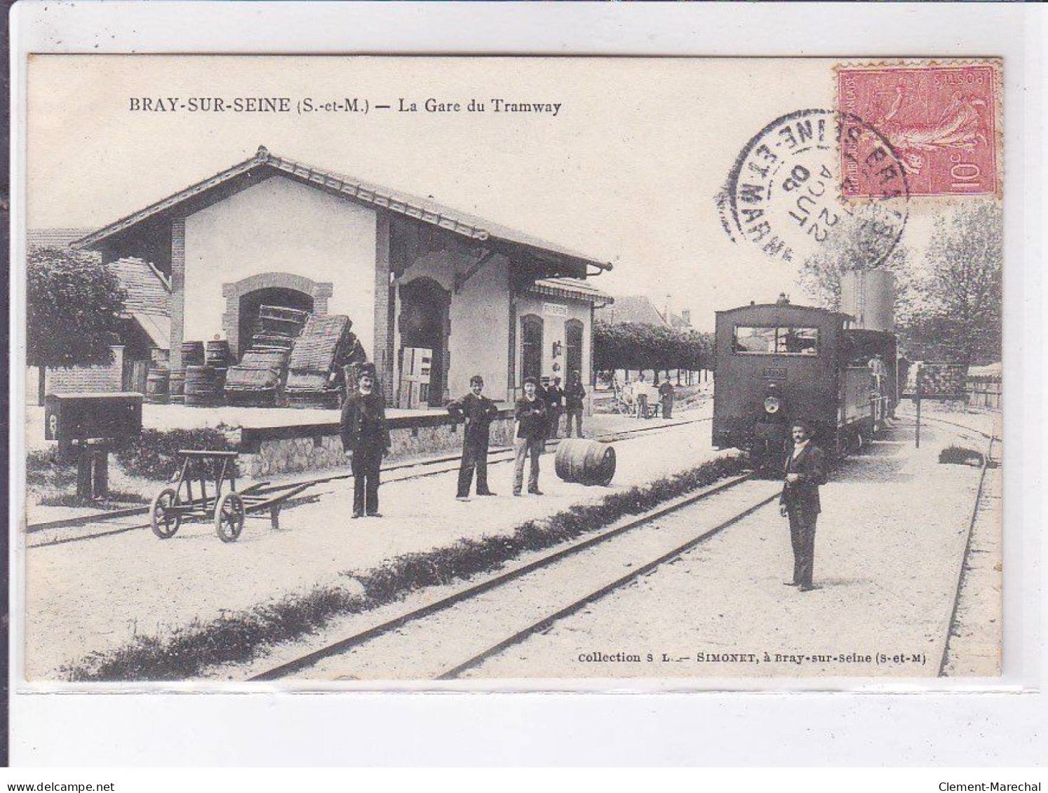 BRAYsur-SEINE: La Gare Du Tramway - Très Bon état - Bray Sur Seine