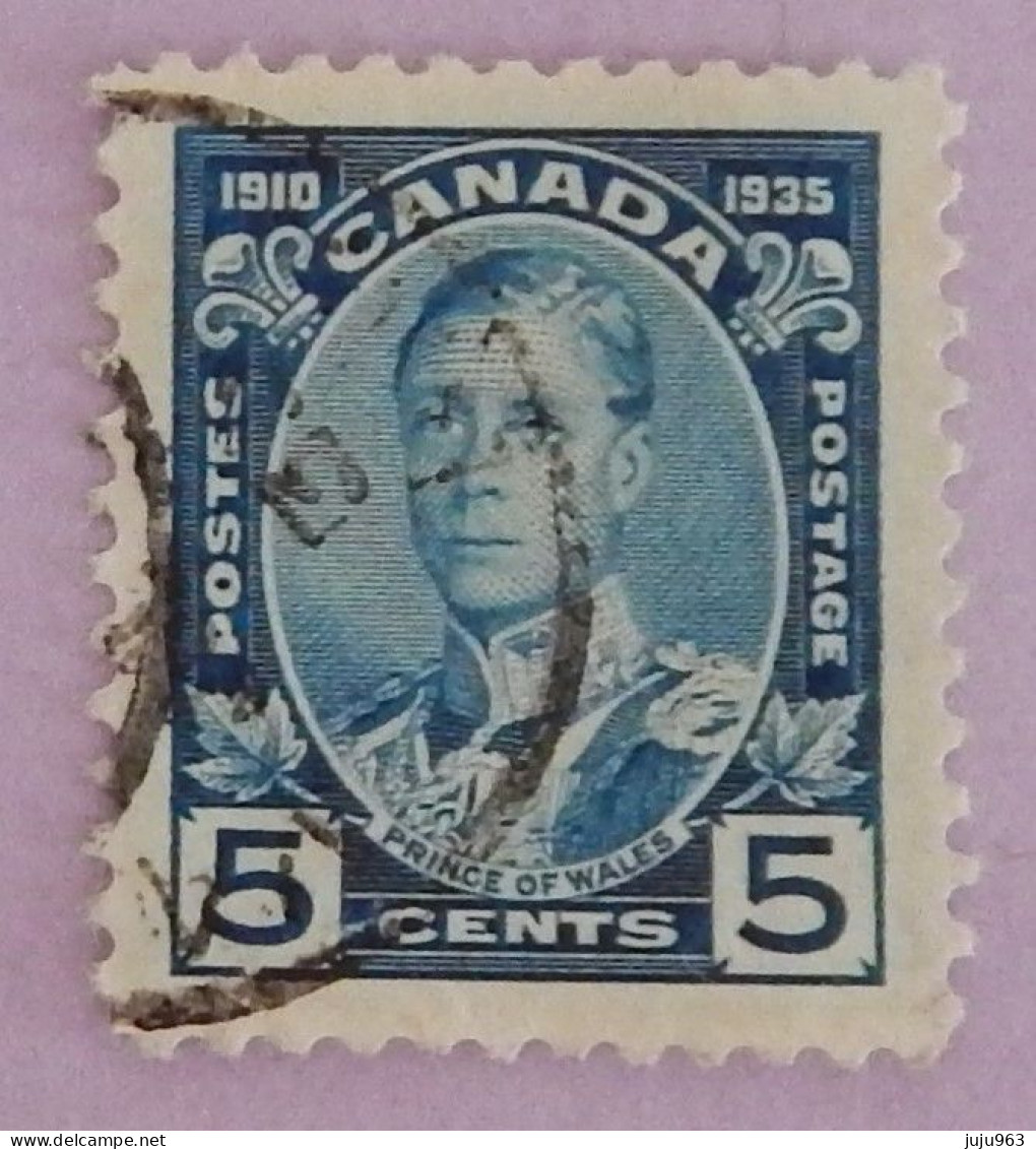 CANADA YT 176 OBLITERE " PRINCE DE GALLES" ANNÉE 1935 - Used Stamps