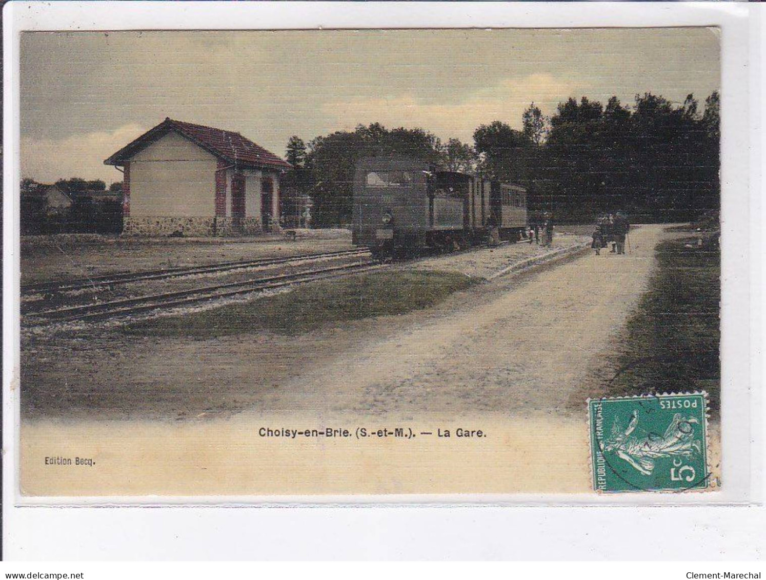 CHOISY-en-BRIE: La Gare - Très Bon état - Autres & Non Classés