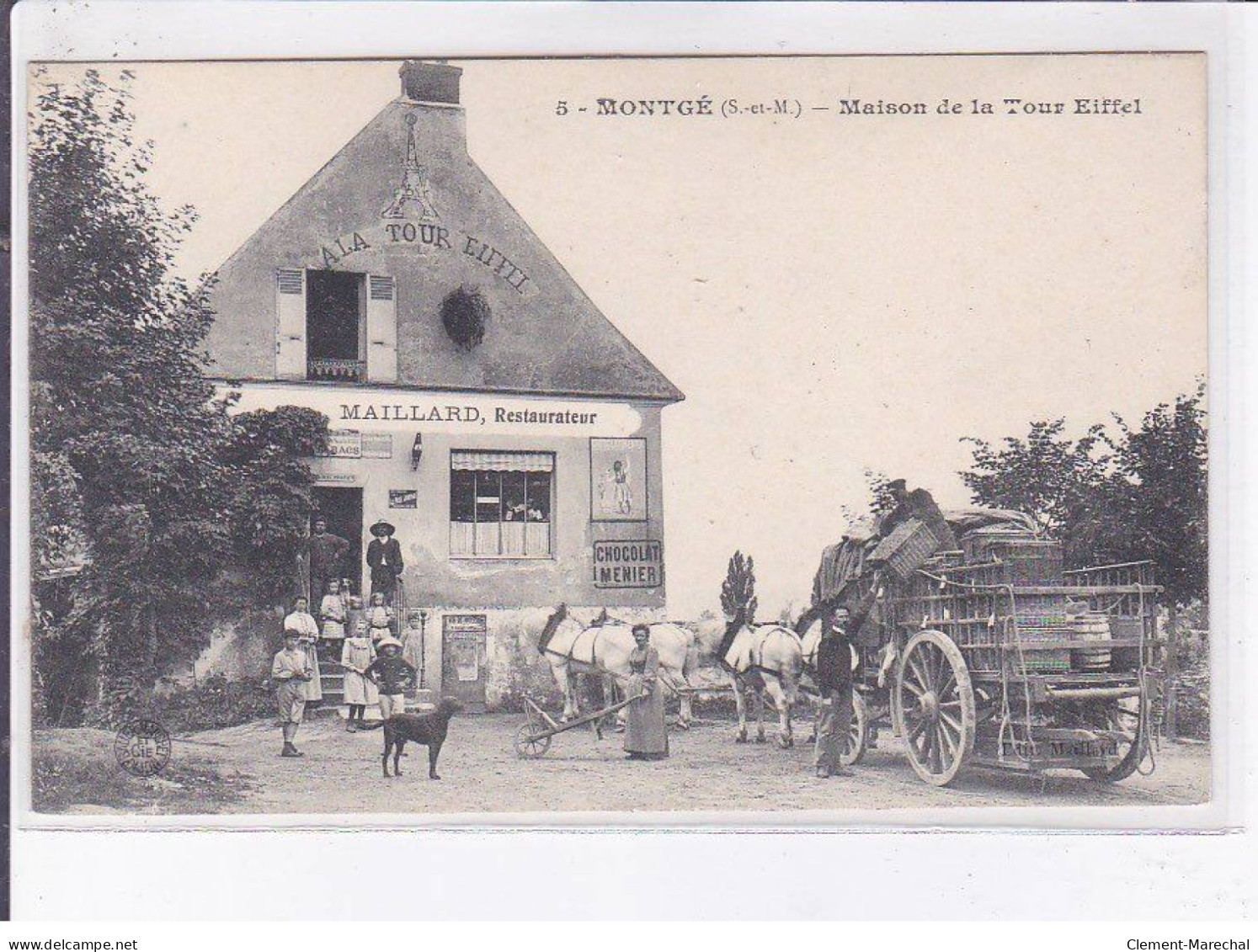 MONTGE: Maison De La Tour Eiffel - Très Bon état - Autres & Non Classés