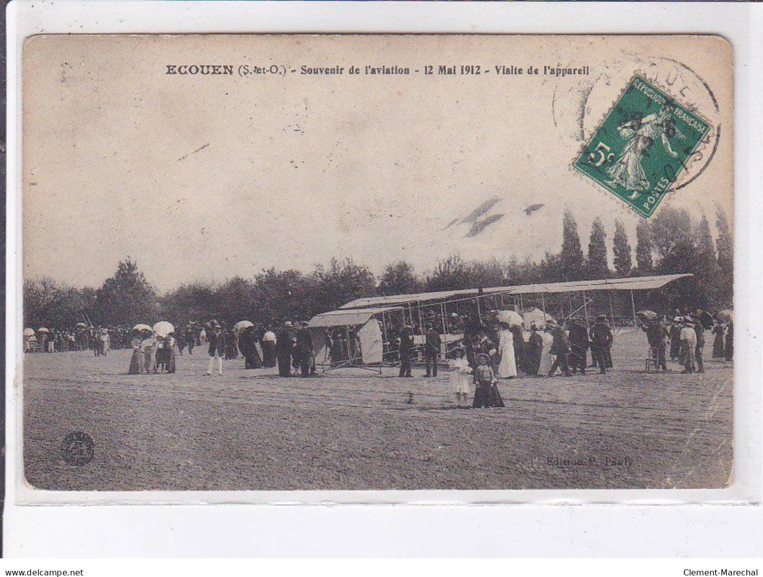 ECOUEN: Souvenir De L'aviation 12 Mai 1912, Visite De L'appareil - état - Ecouen