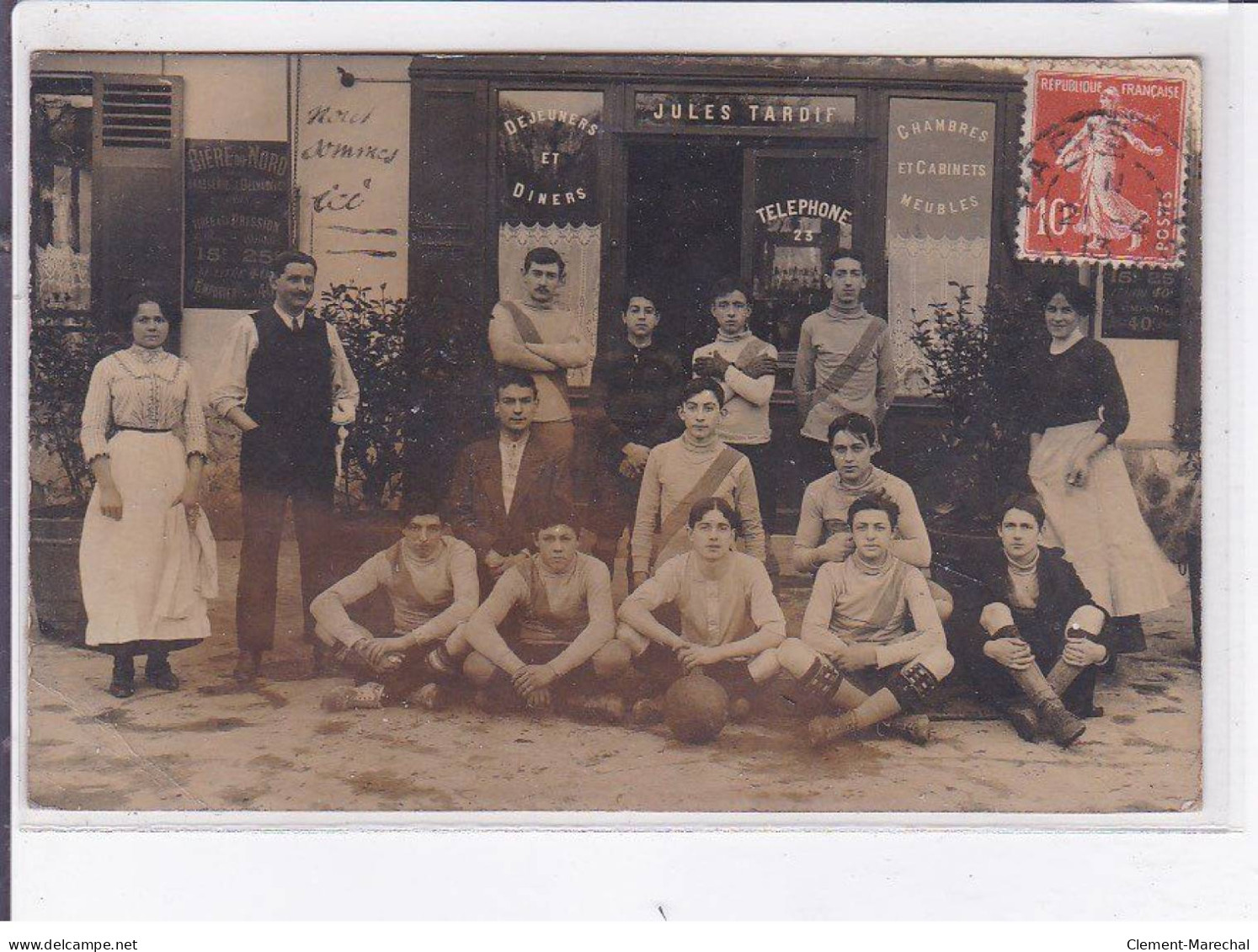 SAINT-BRICE-sous-FORET: Football, Café De La Gare, Jules Tardif - état - Saint-Brice-sous-Forêt