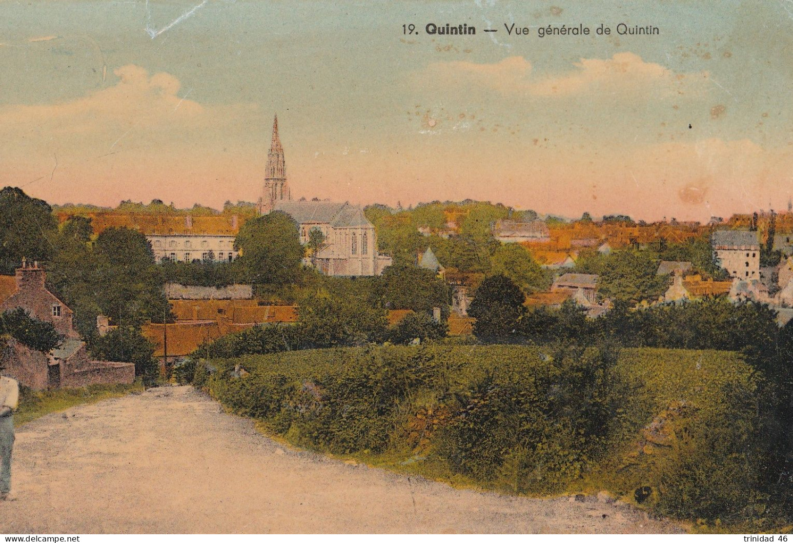 QUINTIN 22 ( VUE GENERALE COLORISEE ) - Quintin