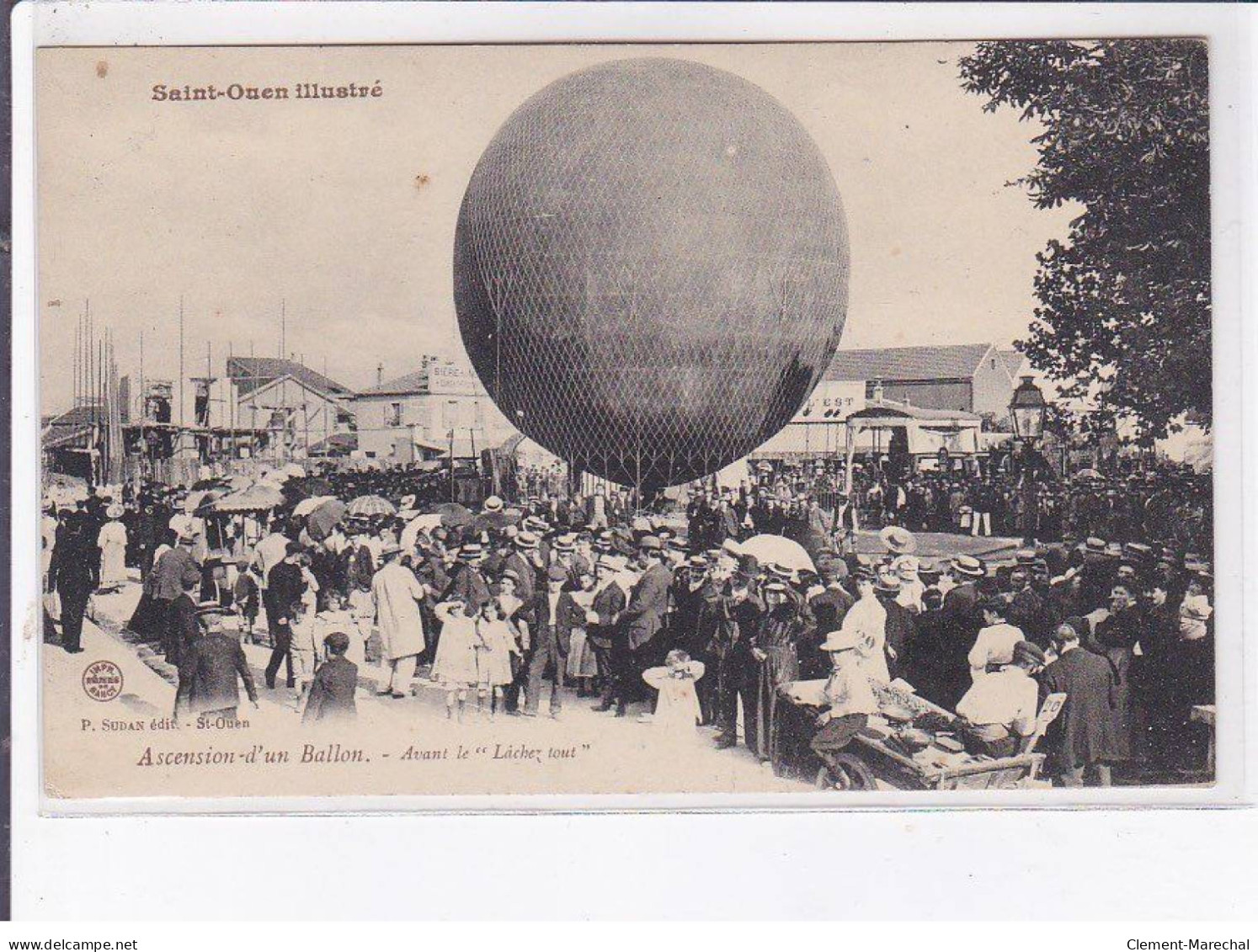 SAINT-OUEN: Ascension D'un Ballon, Avant Le "lâchez-vous" - état - Saint Ouen