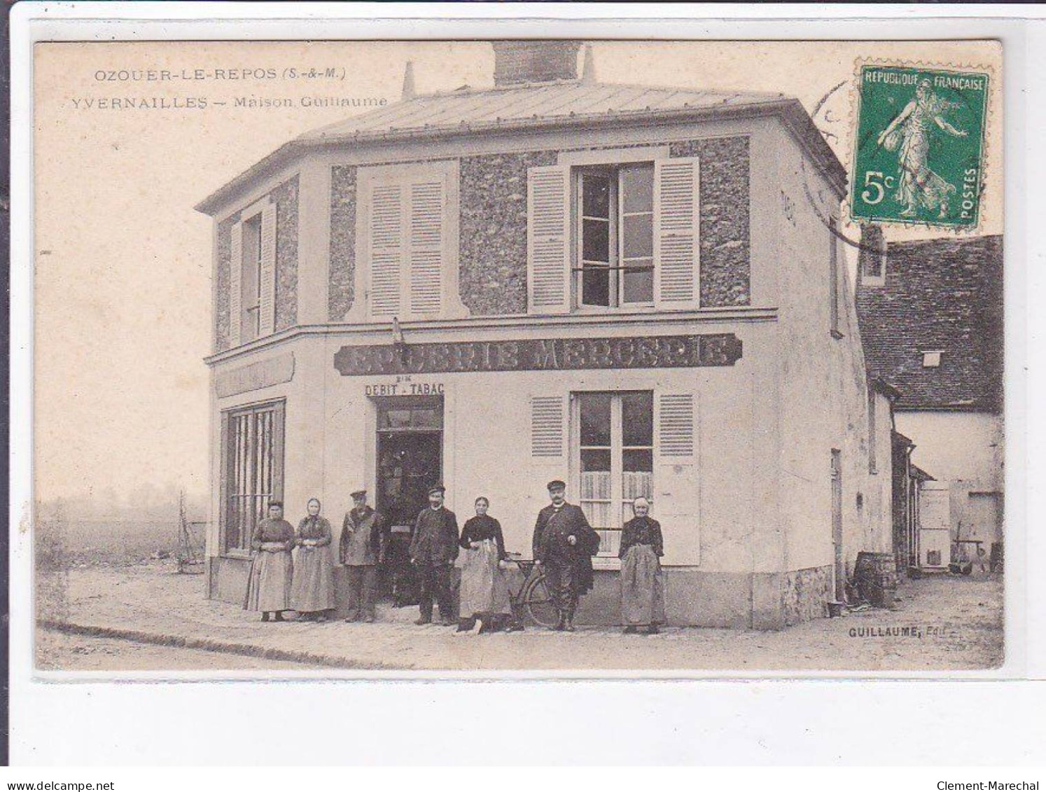 OZOUER-le-REPOS: Yvernailles Maison Guillaume, épicerie Mercerie - Très Bon état - Autres & Non Classés