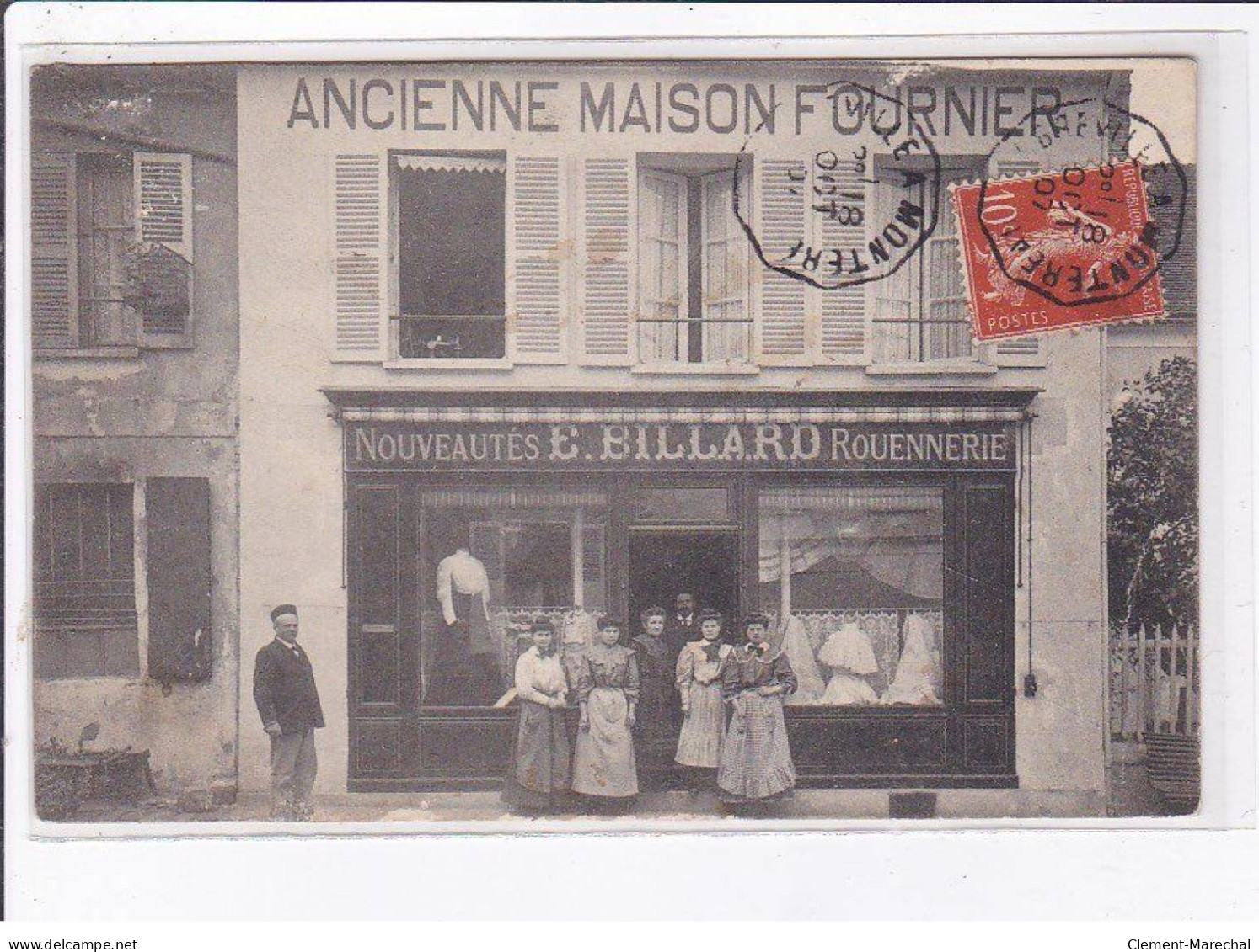 VOULX: Ancienne Maison Fournier, E. Eillard Rouennerie - Très Bon état - Autres & Non Classés