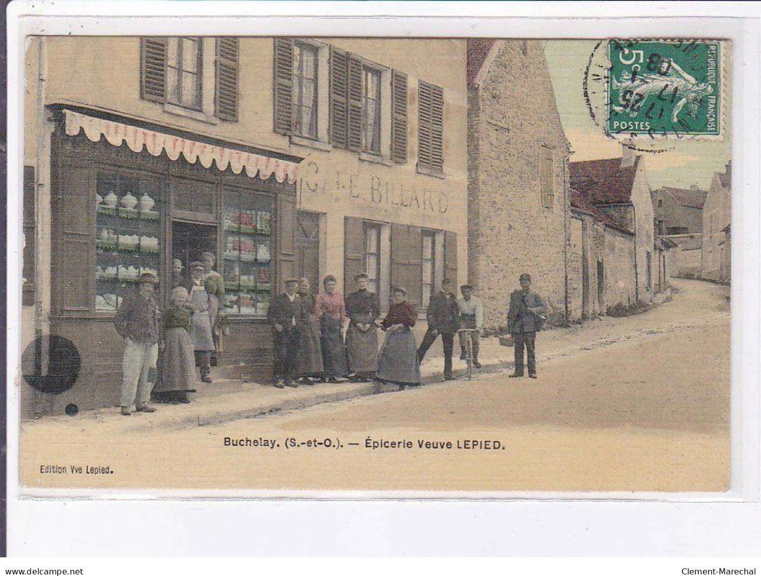 BUCHELAY: épicerie Veuve Lepied - Très Bon état - Autres & Non Classés