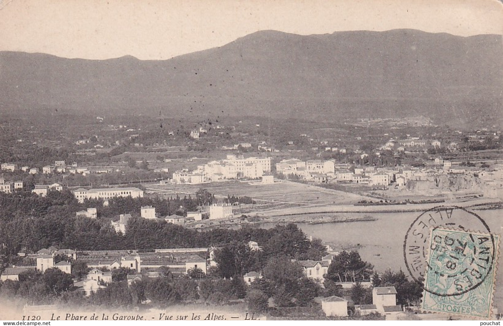 KO 27-(06) LE PHARE DE LA GAROUPE  - VUE SUR LES ALPES - Cap D'Antibes - La Garoupe