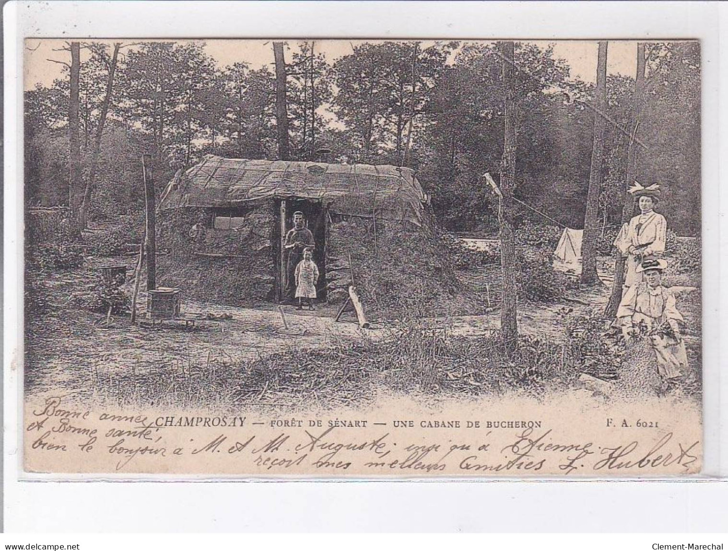 CHAMPROSAY: Forêt De Sénart Une Cabane De Bucheron - Très Bon état - Autres & Non Classés