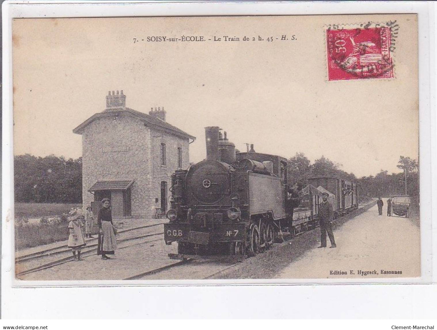 SOISY-sur-ECOLE: Le Train De 2h45 - Très Bon état - Andere & Zonder Classificatie